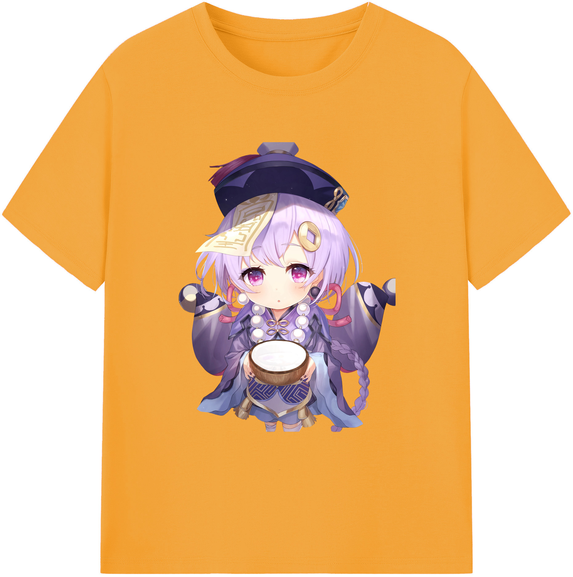 げんし神 七七 なな  genshin Nana 綿100％半袖Tシャツ（フロントプリント）