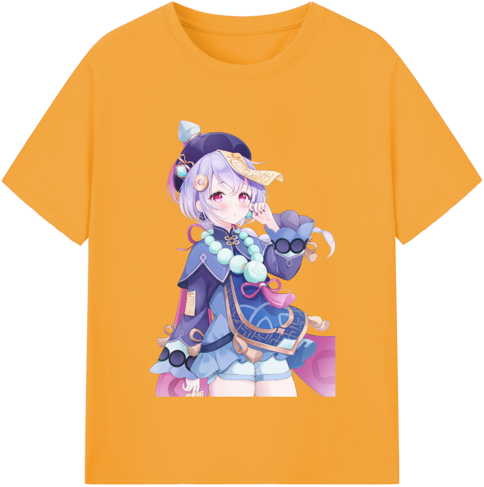 げんし神 七七 なな  genshin Nana 綿100％半袖Tシャツ（フロントプリント）