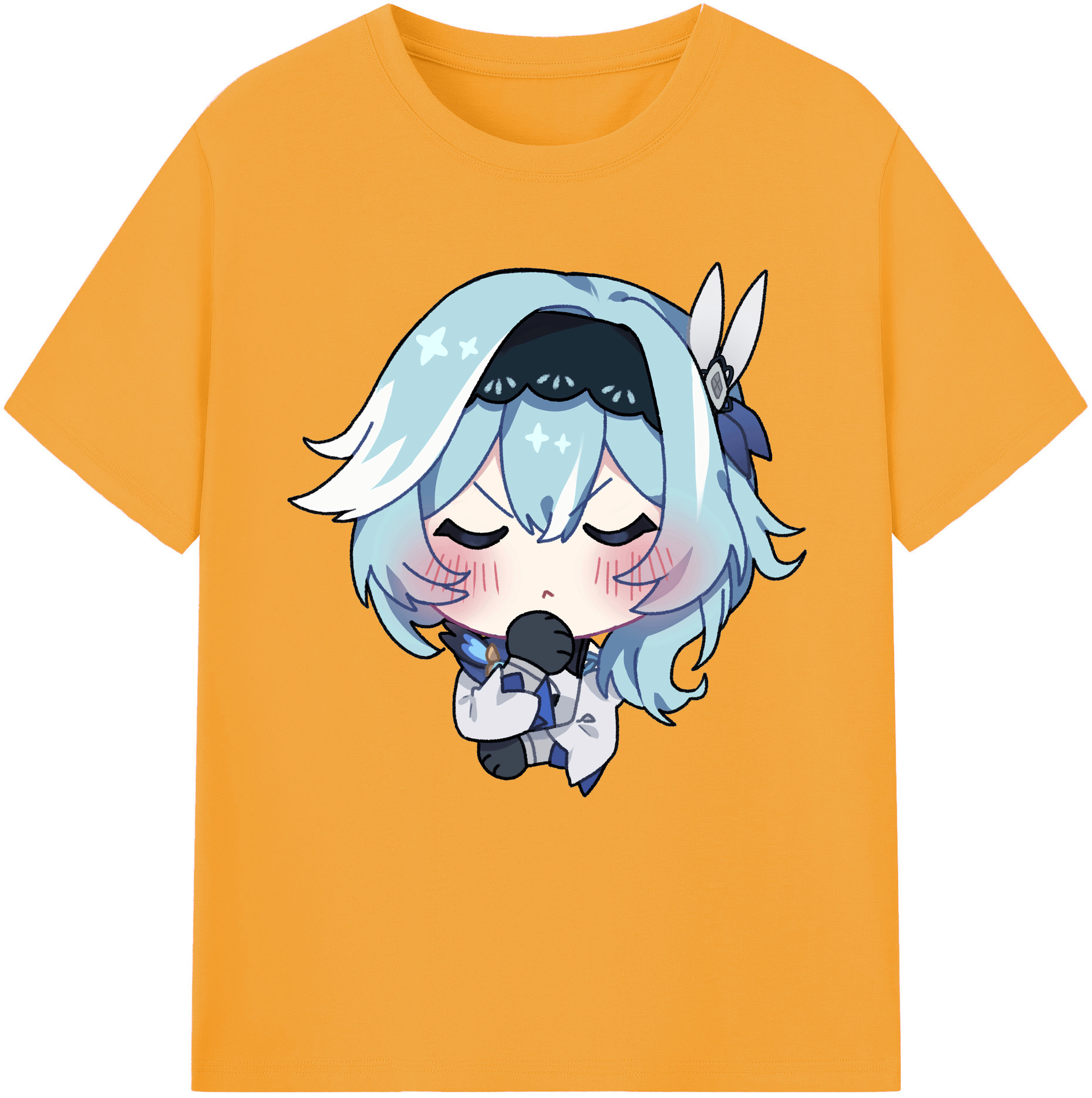 げんし神 优菈 ゆうら genshin Yūra 綿100％半袖Tシャツ（フロントプリント）