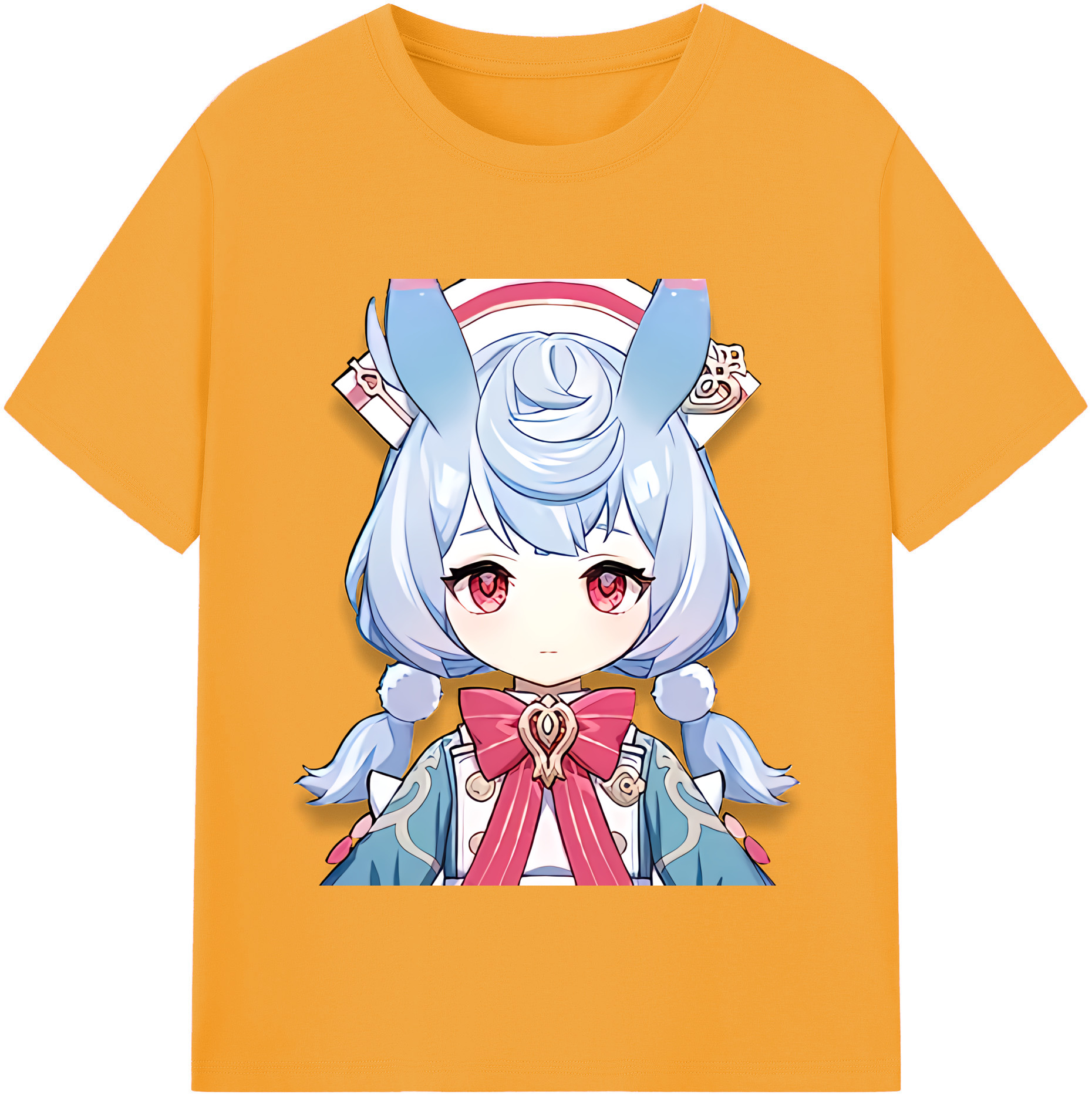 げんし神 シゲウィン genshin Shigewin 綿100％半袖Tシャツ（フロントプリント）