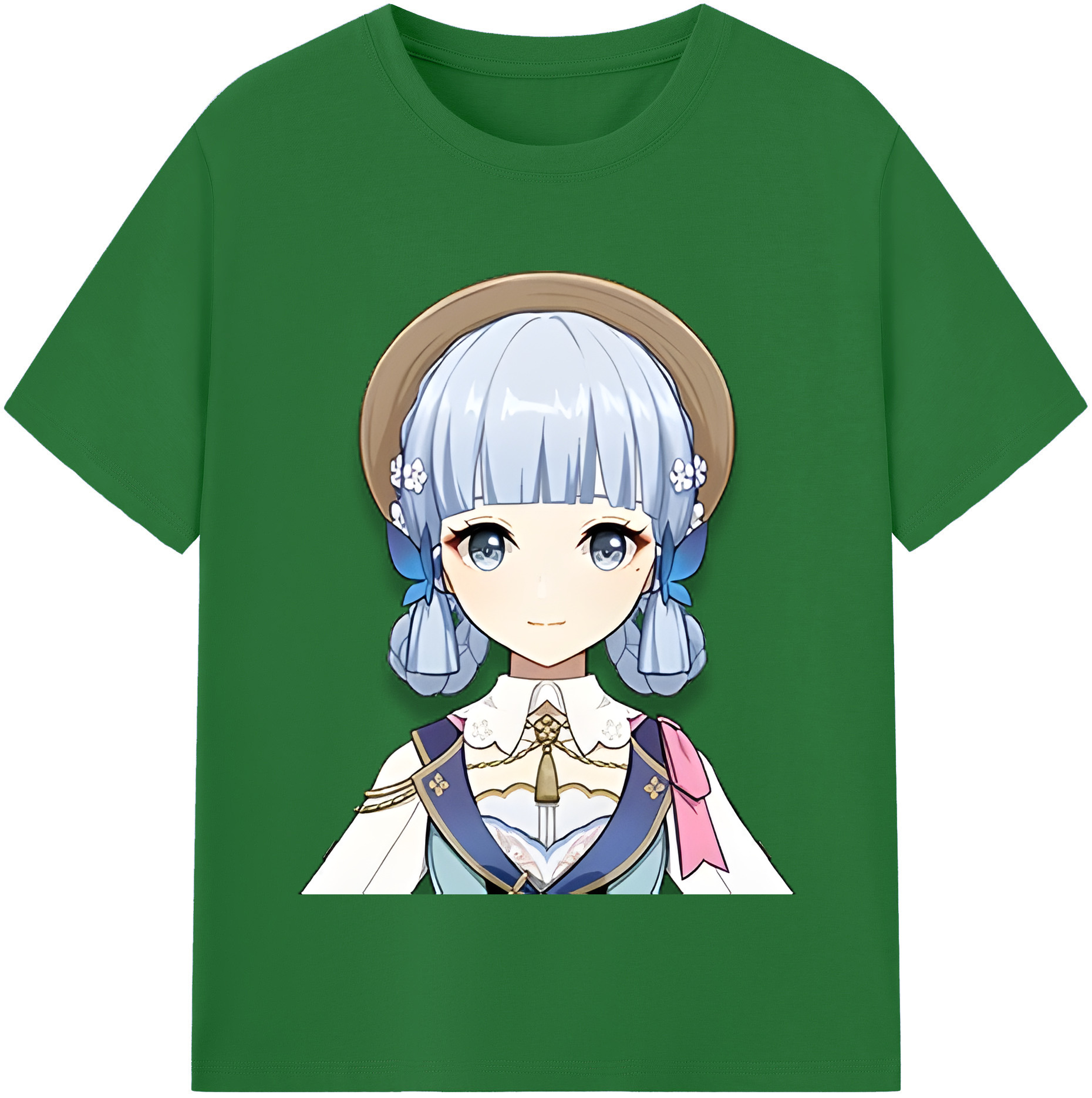 げんし神 神里綾華 神宮寺レン genshin Kamimiya Ren 綿100％半袖Tシャツ（フロントプリント）