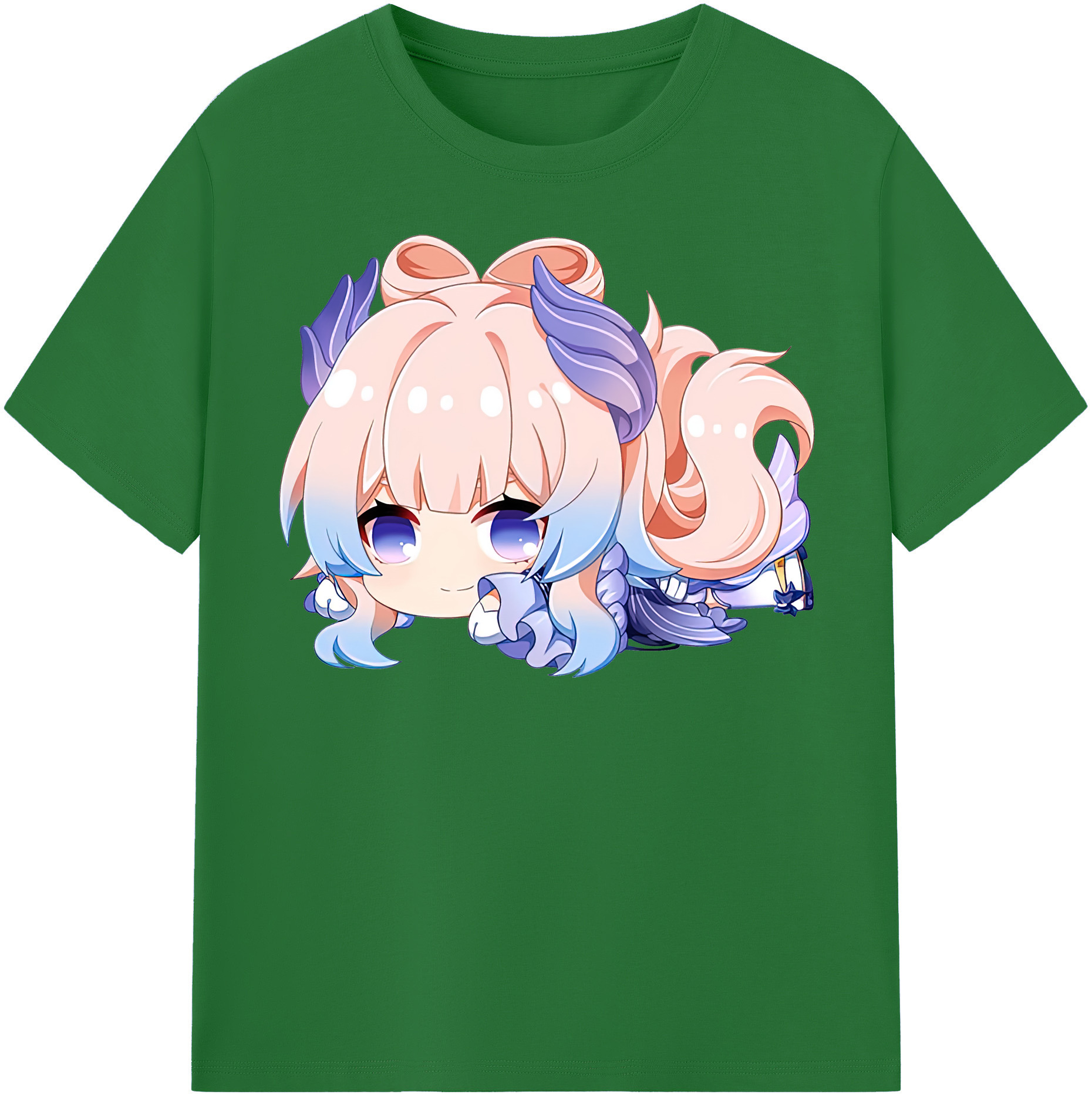げんし神 珊瑚宮心海 サンゴノミヤ・ココミ genshin Sangonomiya Kokomi 綿100％半袖Tシャツ（フロントプリント）