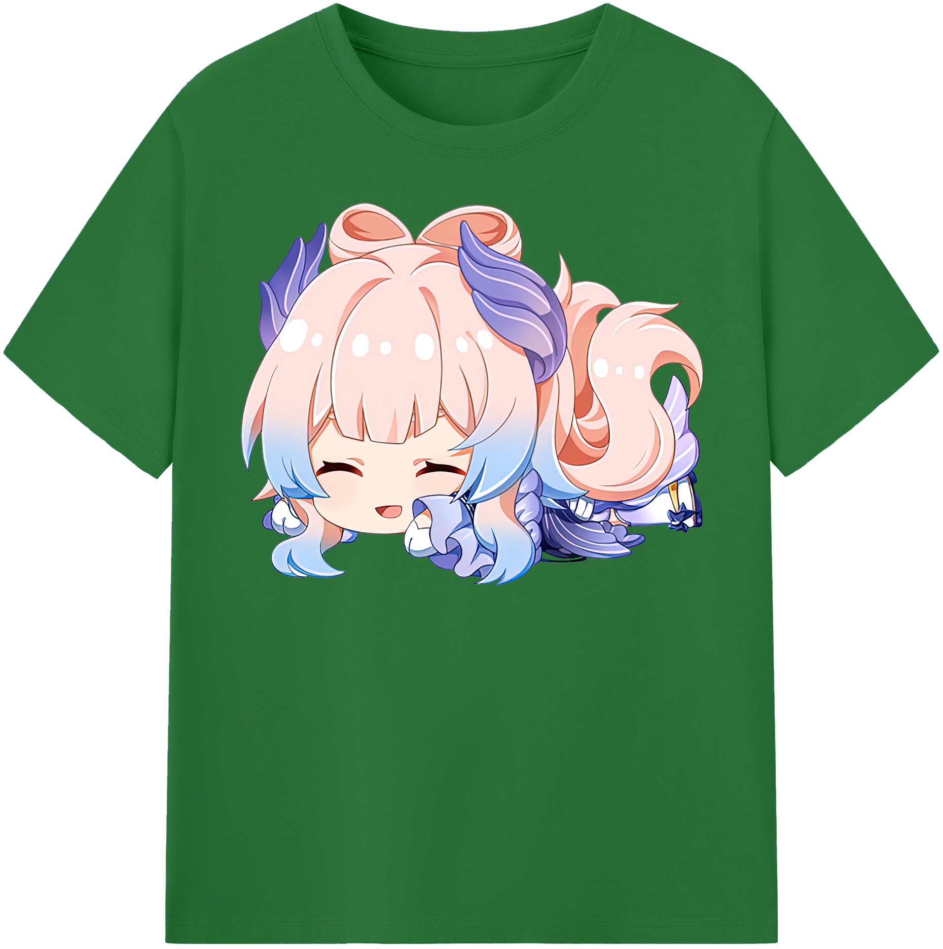 げんし神 珊瑚宮心海 サンゴノミヤ・ココミ genshin Sangonomiya Kokomi 綿100％半袖Tシャツ（フロントプリント）