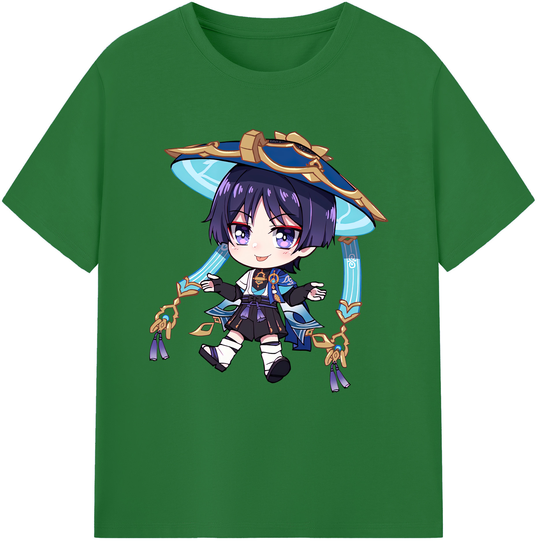 げんし神 さんペい genshin Sanpei 綿100％半袖Tシャツ（フロントプリント）