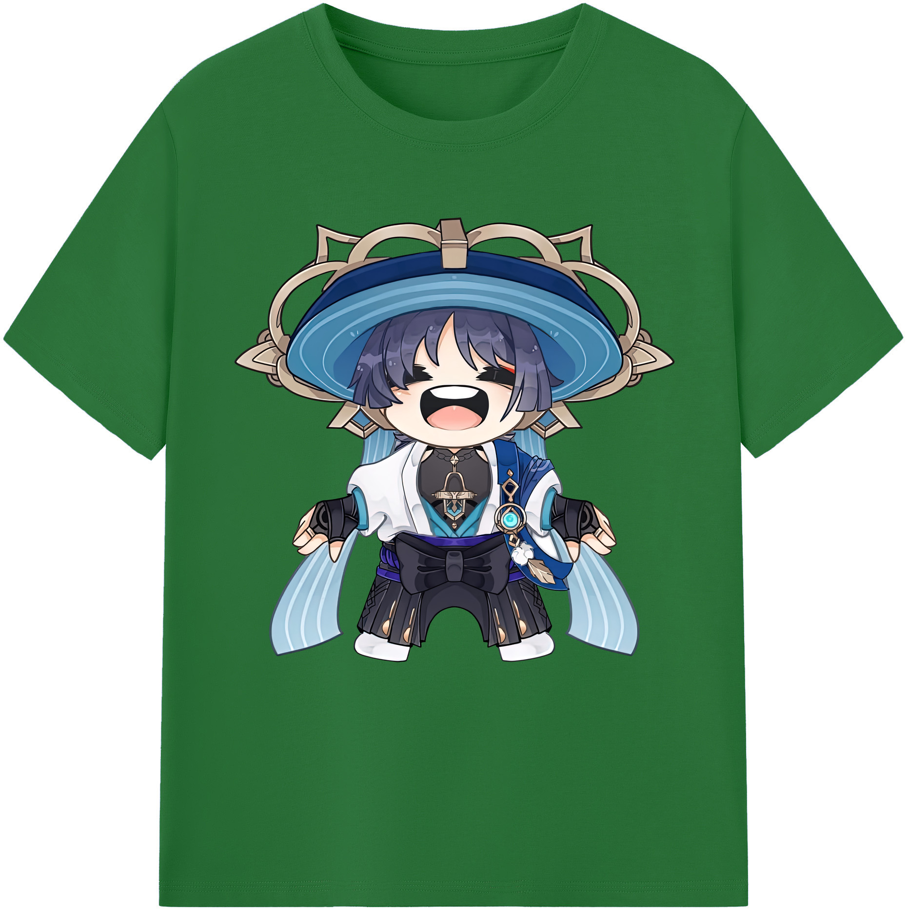 げんし神 さんペい genshin Sanpei 綿100％半袖Tシャツ（フロントプリント）