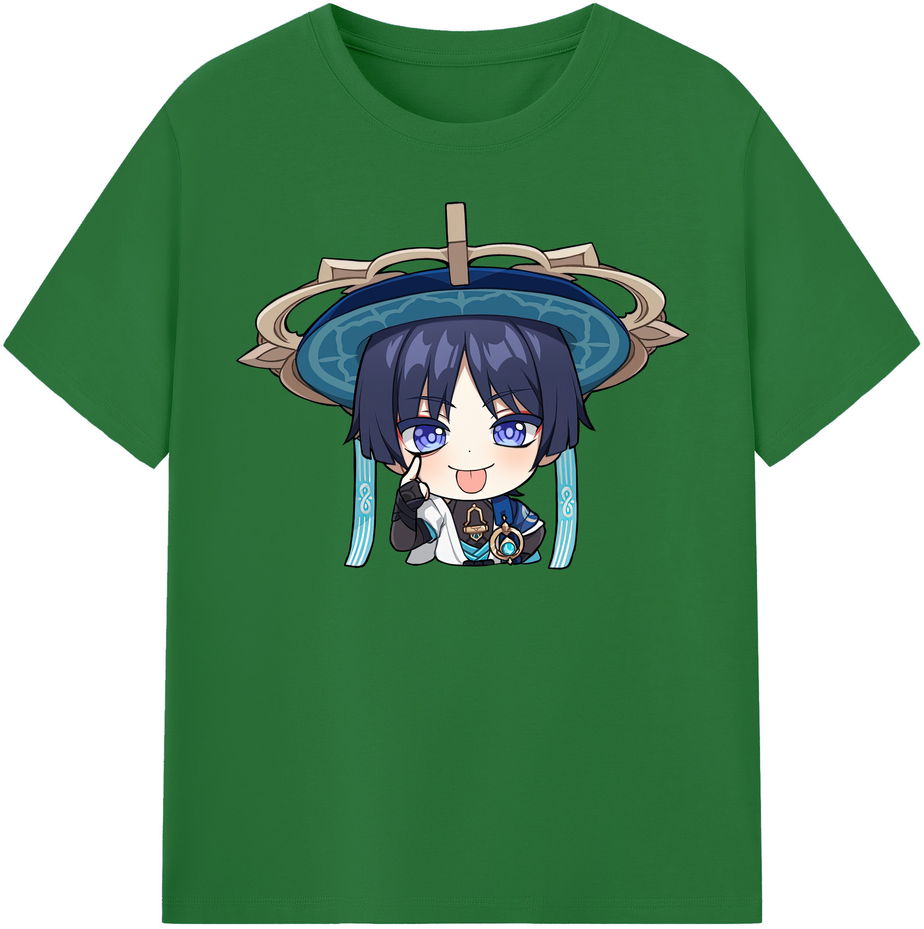 げんし神 さんペい genshin Sanpei 綿100％半袖Tシャツ（フロントプリント）