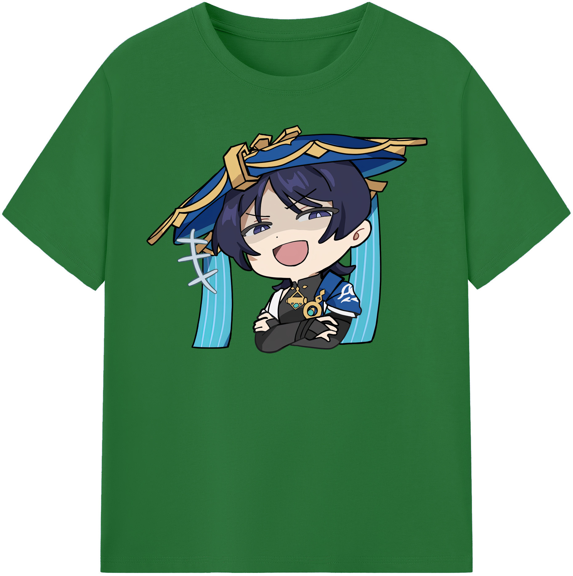 げんし神 さんペい genshin Sanpei 綿100％半袖Tシャツ（フロントプリント）