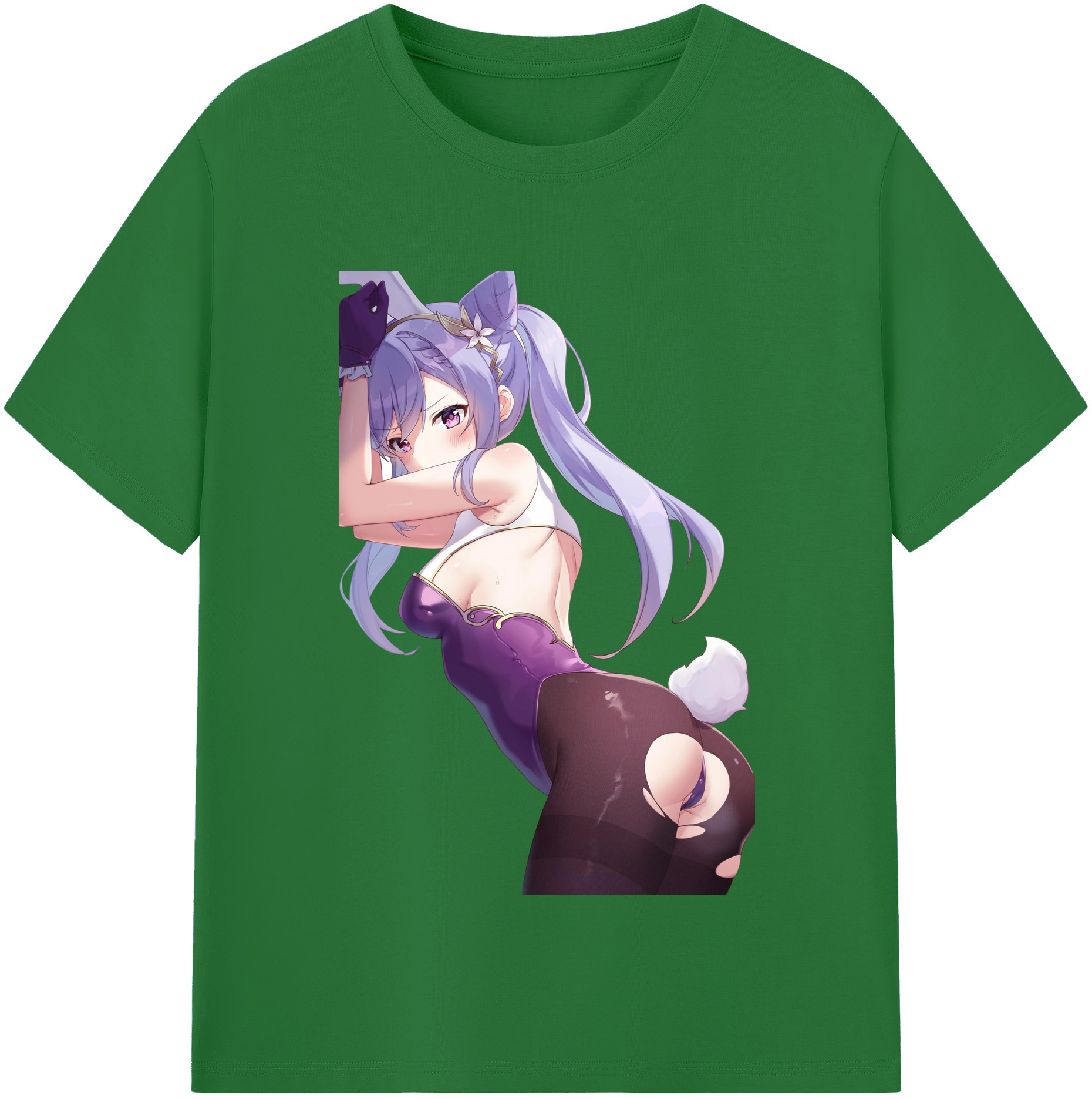 げんし神 刻晴 こくせい genshin Kokusei 綿100％半袖Tシャツ（フロントプリント）