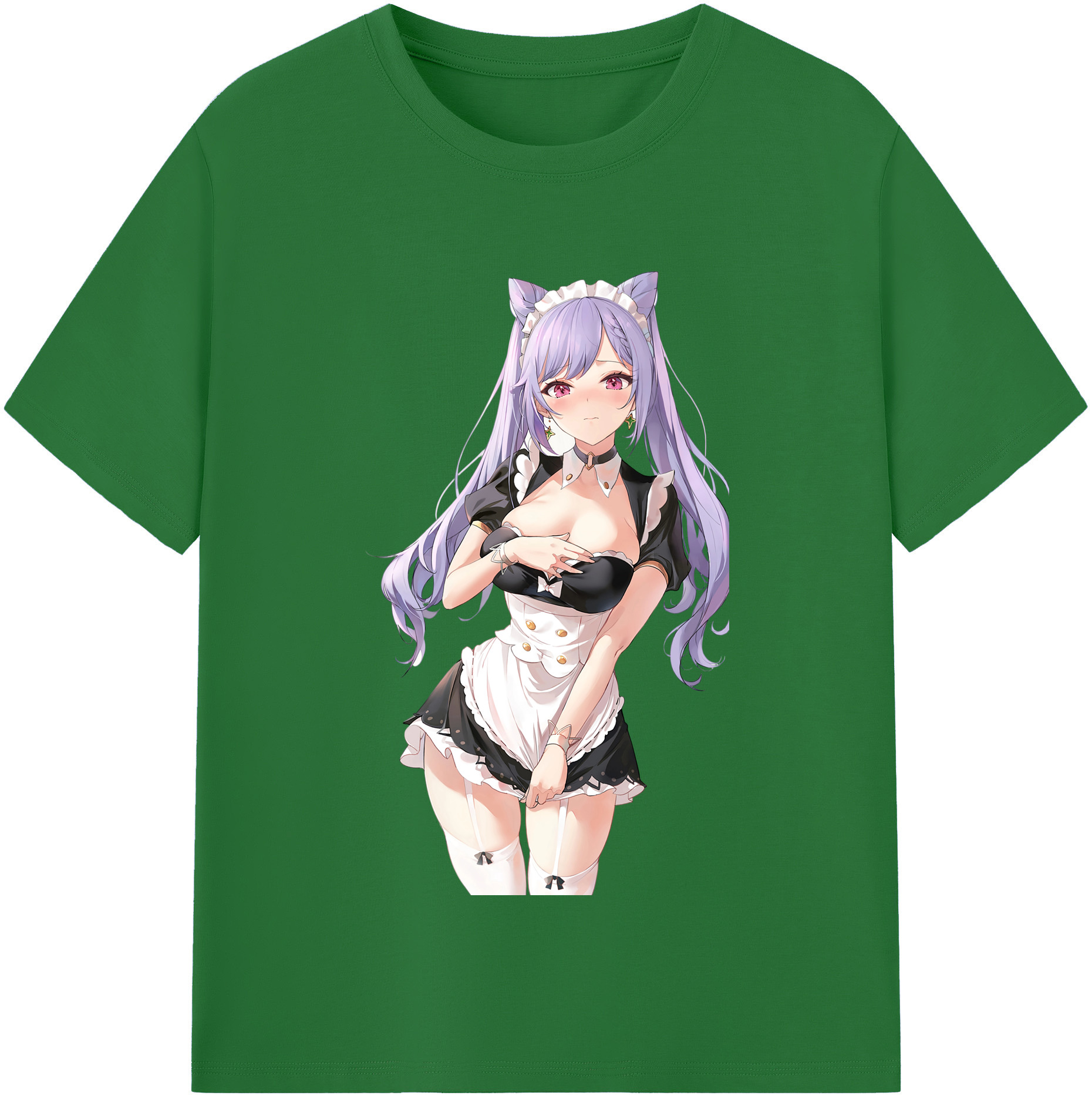 げんし神 刻晴 こくせい genshin Kokusei 綿100％半袖Tシャツ（フロントプリント）
