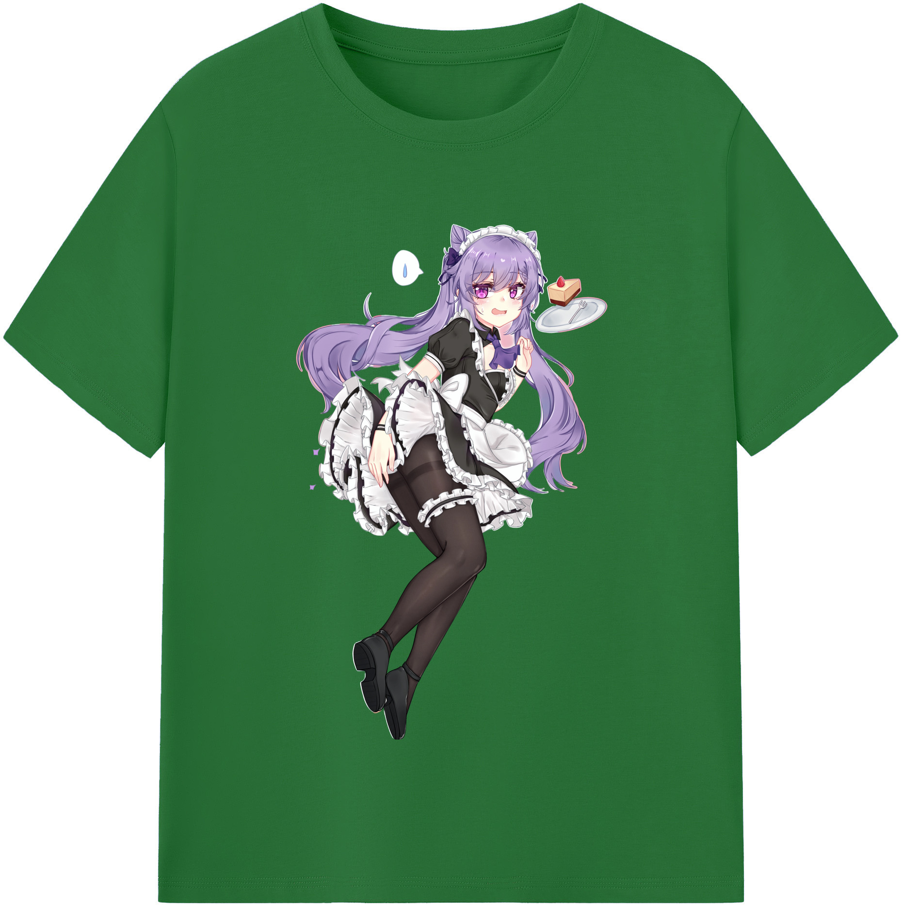 げんし神 刻晴 こくせい genshin Kokusei 綿100％半袖Tシャツ（フロントプリント）