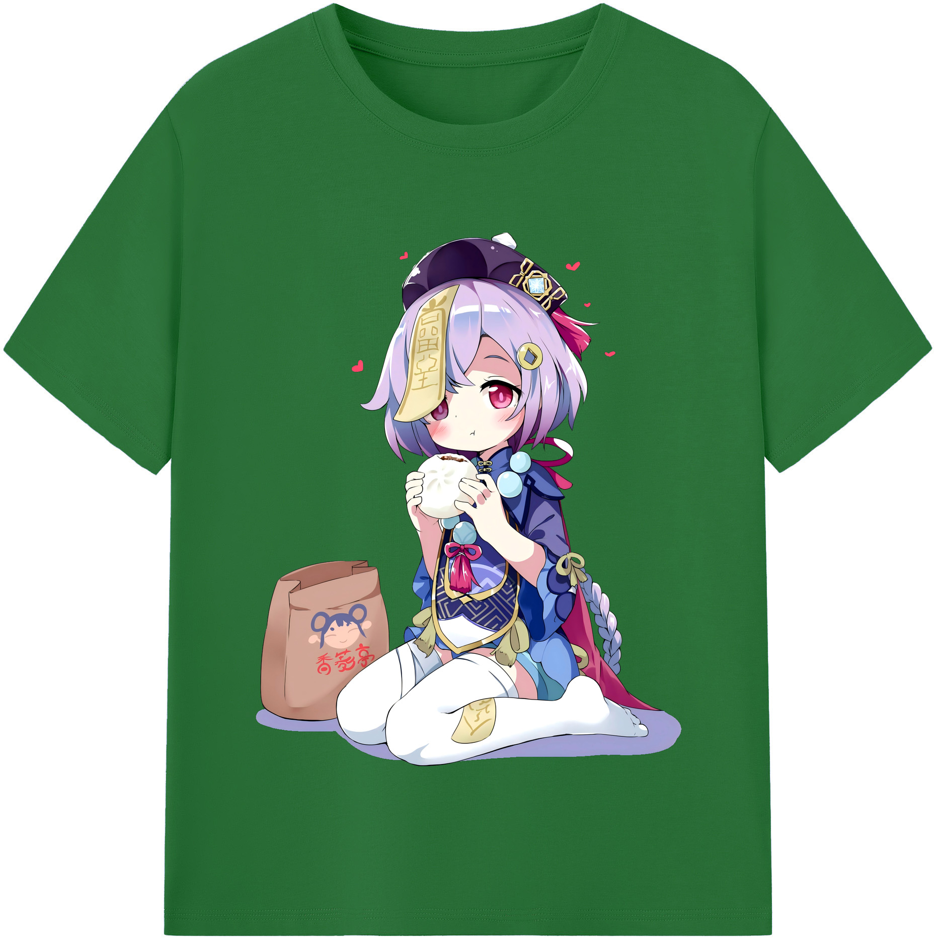 げんし神 七七 なな  genshin Nana 綿100％半袖Tシャツ（フロントプリント）