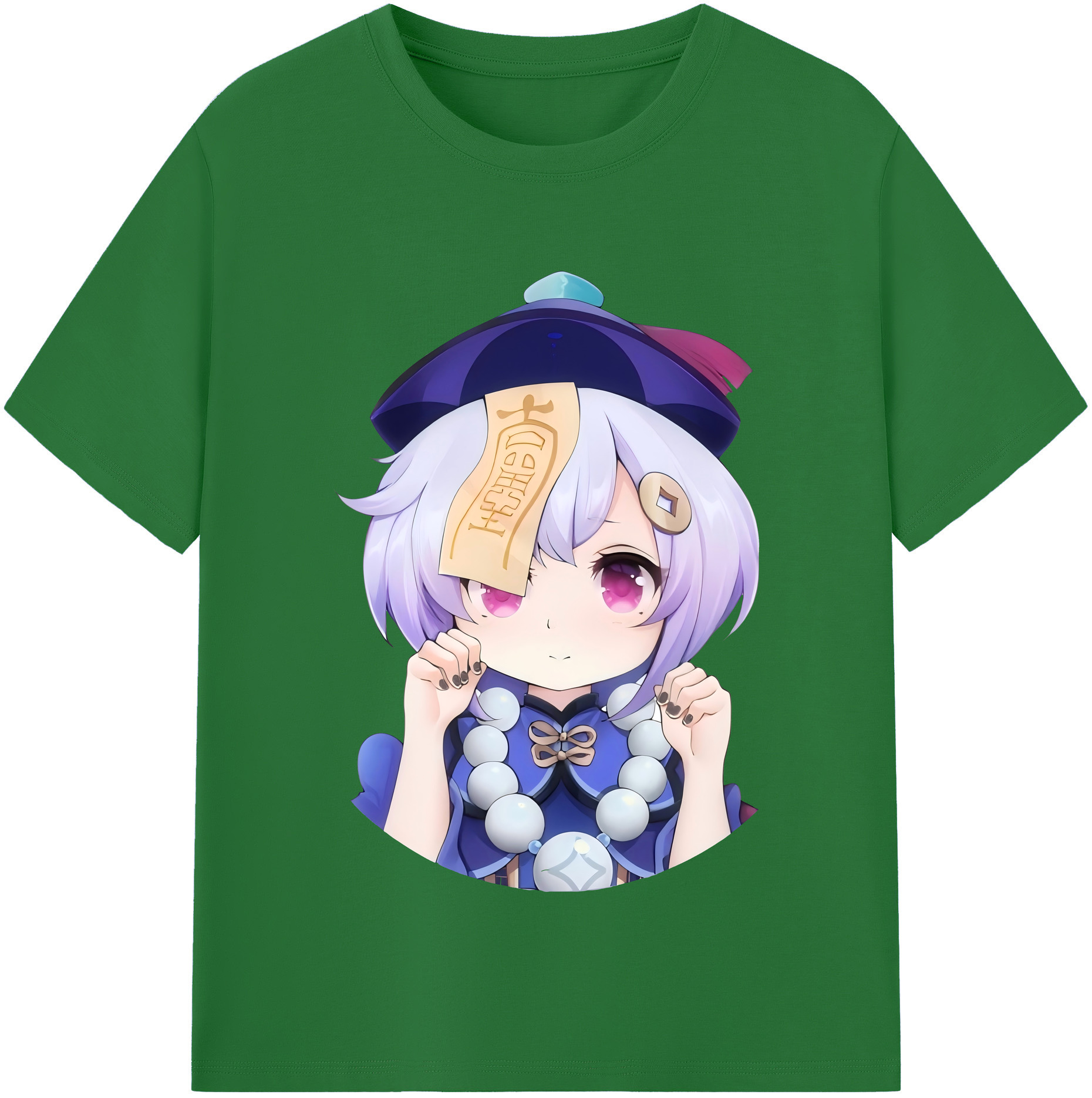げんし神 七七 なな  genshin Nana 綿100％半袖Tシャツ（フロントプリント）