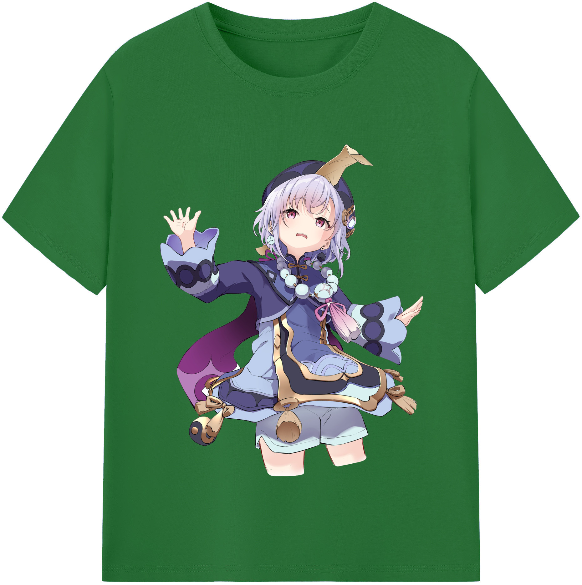 げんし神 七七 なな  genshin Nana 綿100％半袖Tシャツ（フロントプリント）