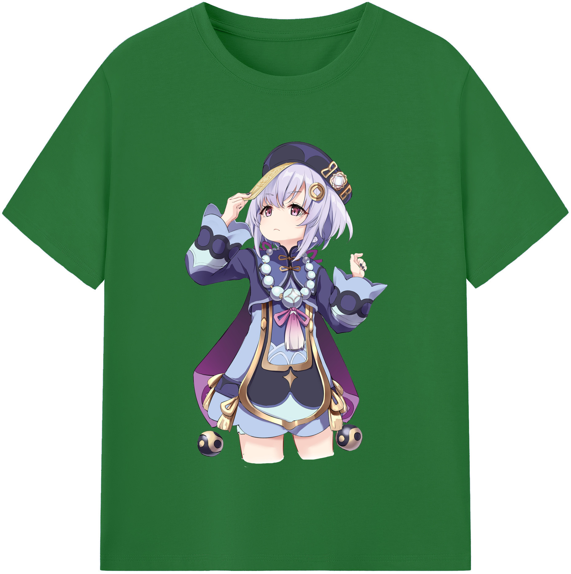 げんし神 七七 なな  genshin Nana 綿100％半袖Tシャツ（フロントプリント）