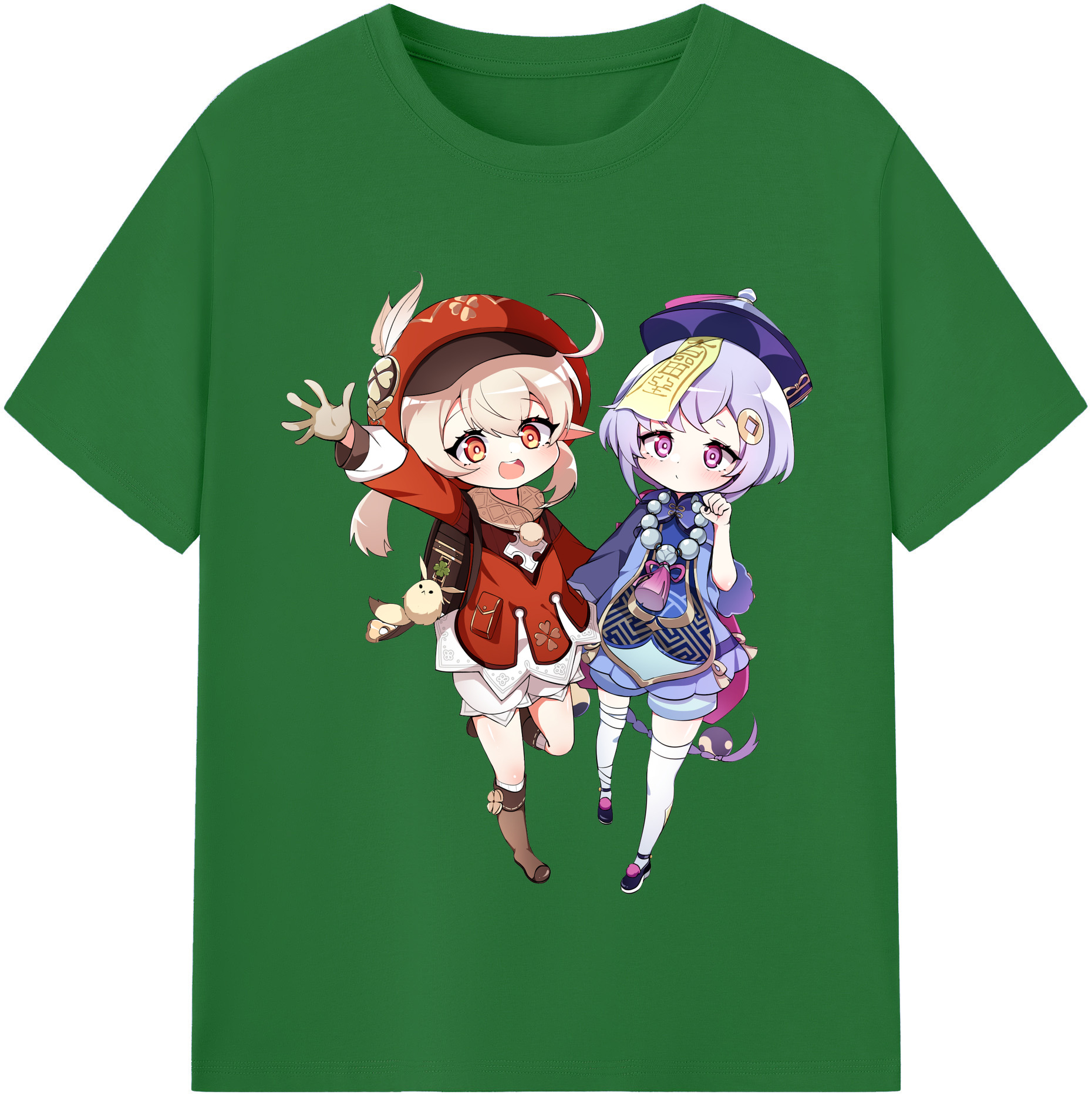 げんし神 七七 なな  genshin Nana 綿100％半袖Tシャツ（フロントプリント）