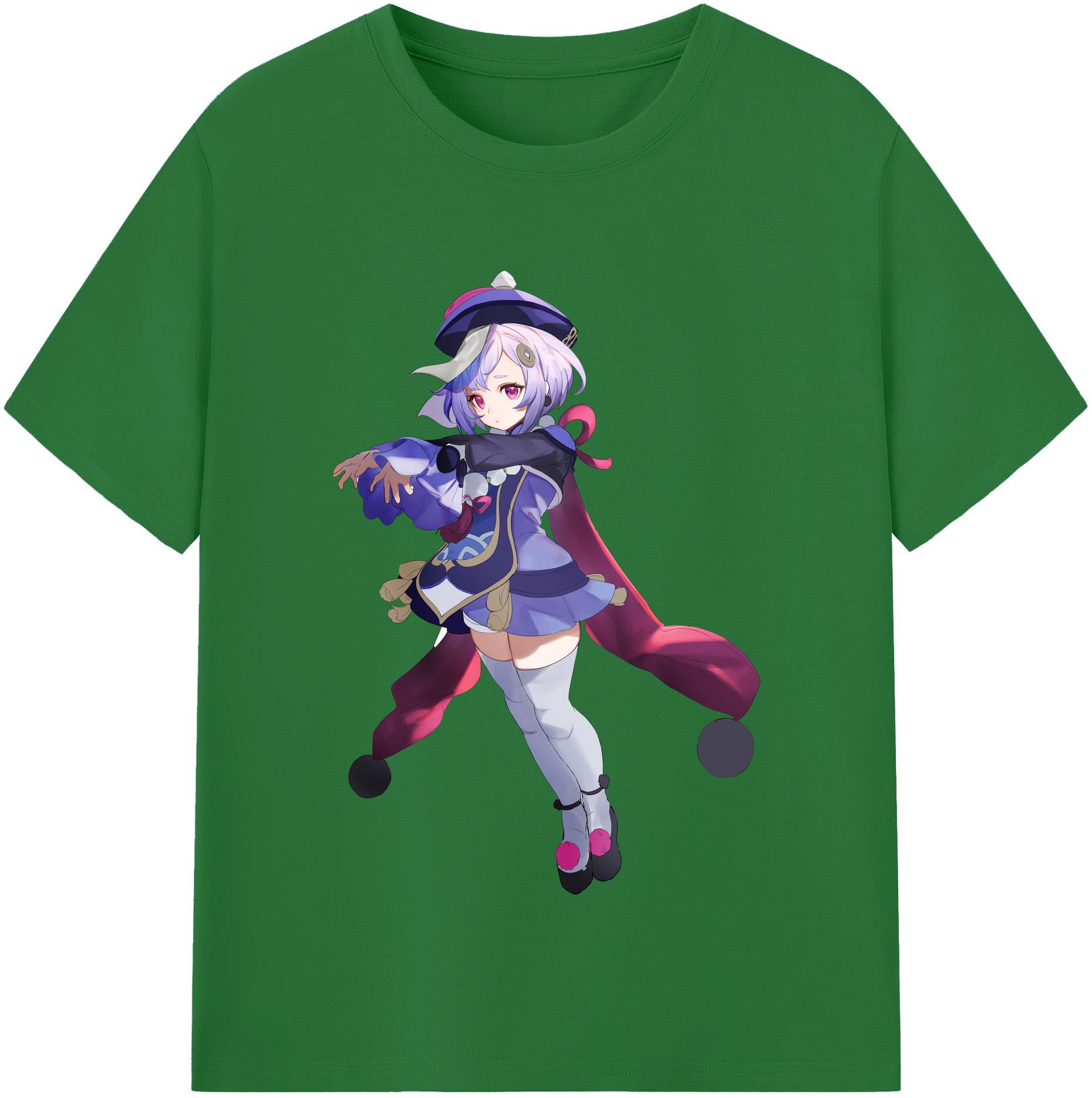 げんし神 七七 なな  genshin Nana 綿100％半袖Tシャツ（フロントプリント）