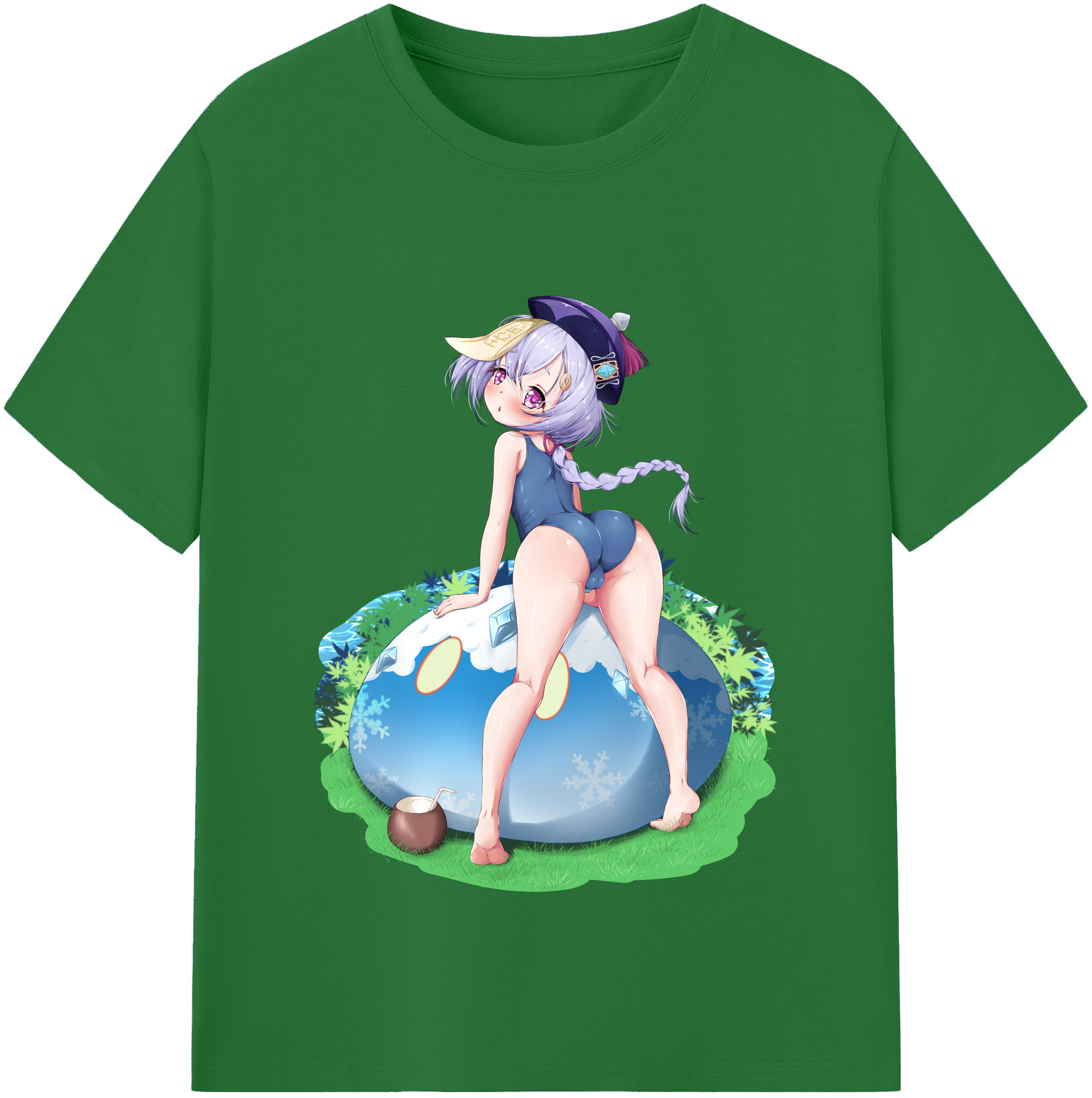 げんし神 七七 なな  genshin Nana 綿100％半袖Tシャツ（フロントプリント）