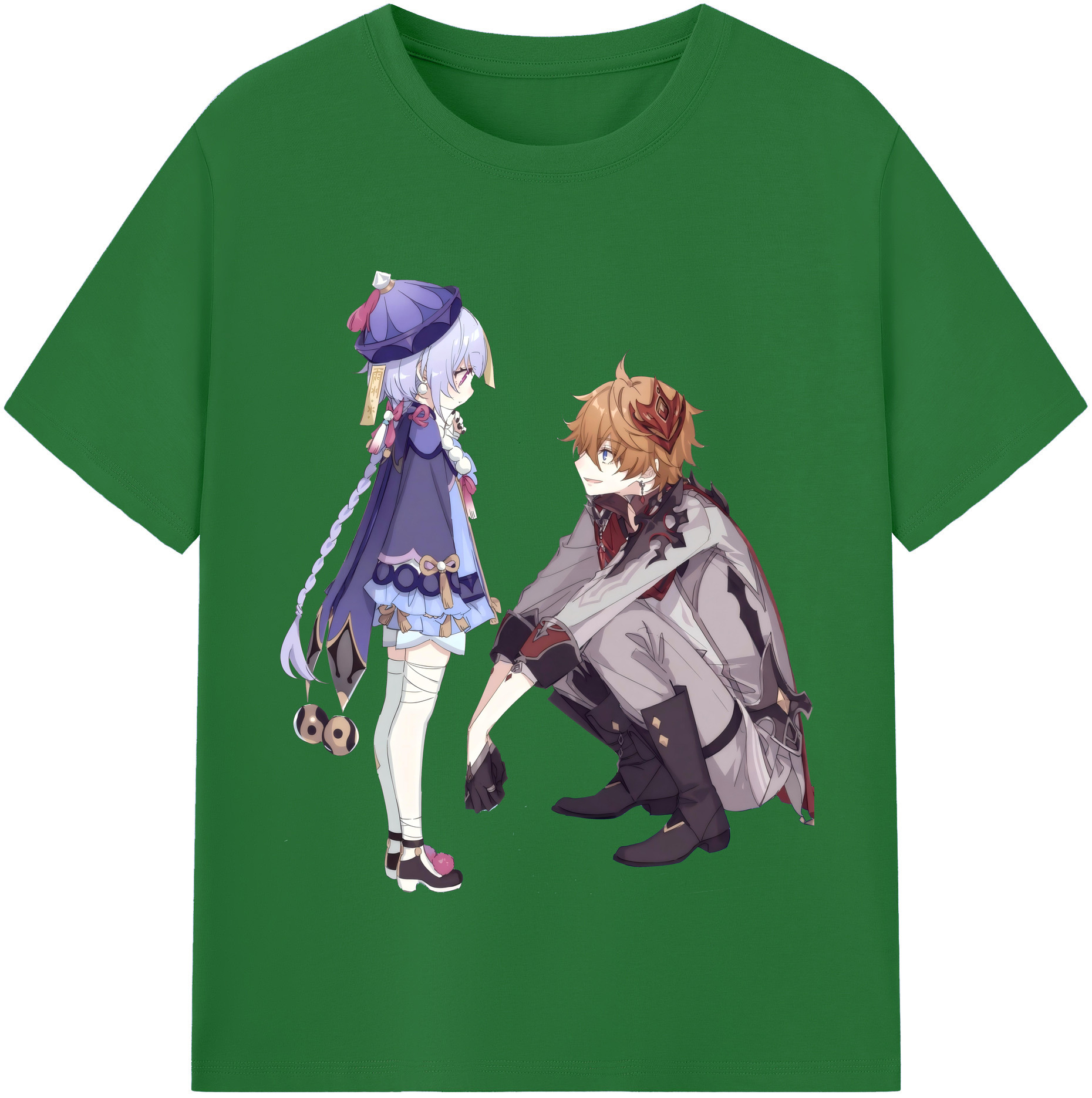 げんし神 七七 なな  genshin Nana 綿100％半袖Tシャツ（フロントプリント）