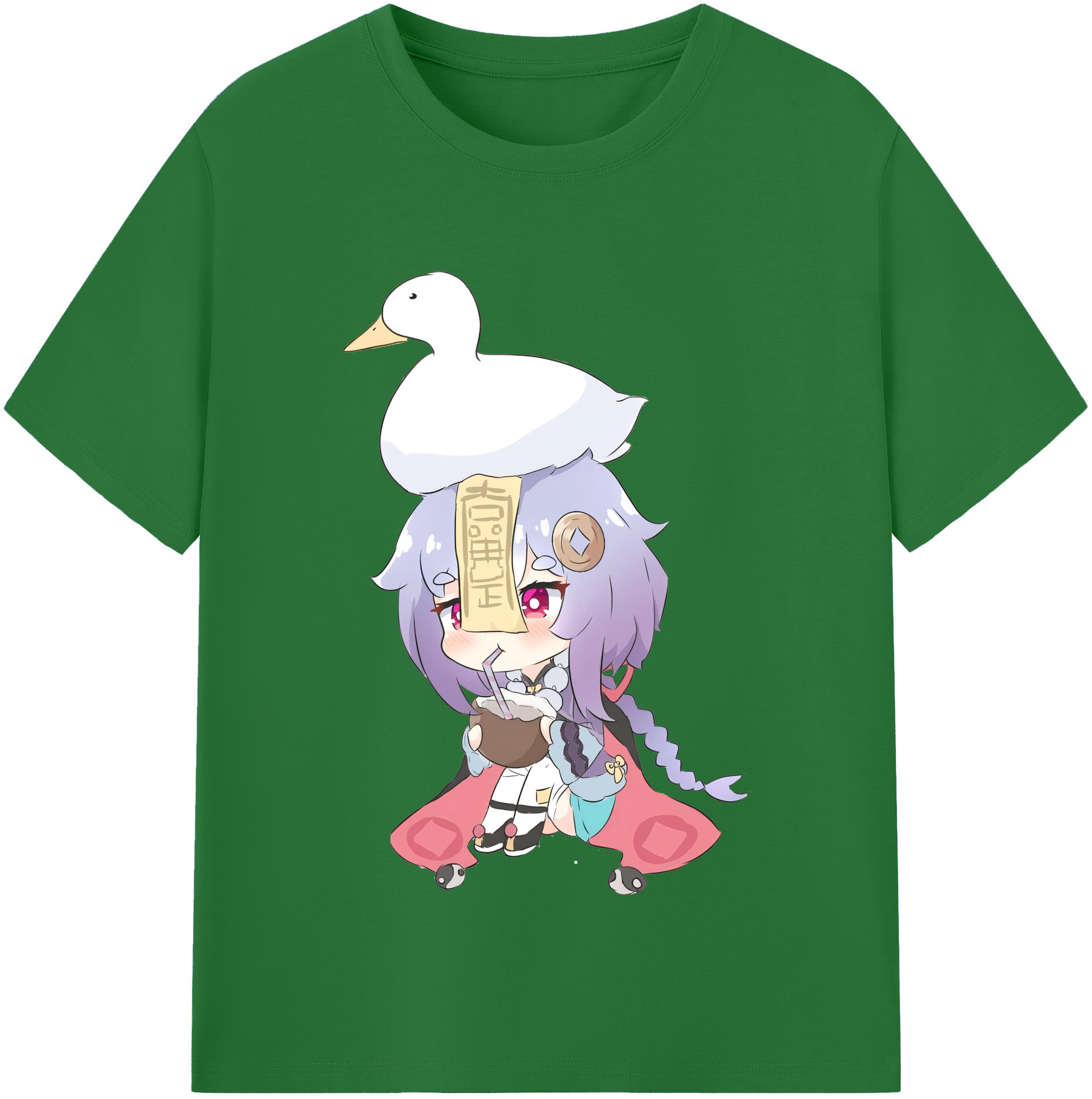 げんし神 七七 なな  genshin Nana 綿100％半袖Tシャツ（フロントプリント）