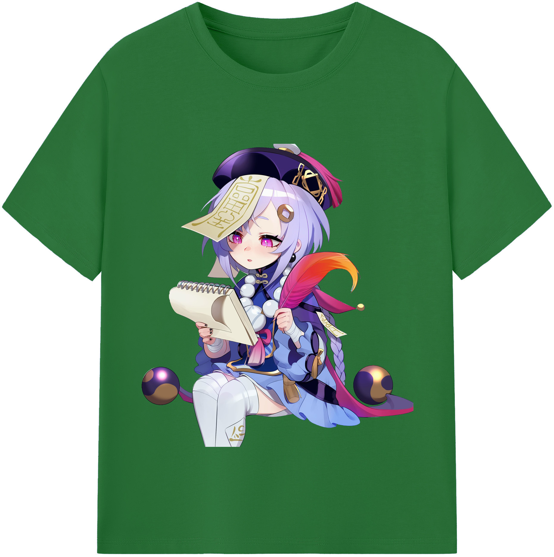 げんし神 七七 なな  genshin Nana 綿100％半袖Tシャツ（フロントプリント）