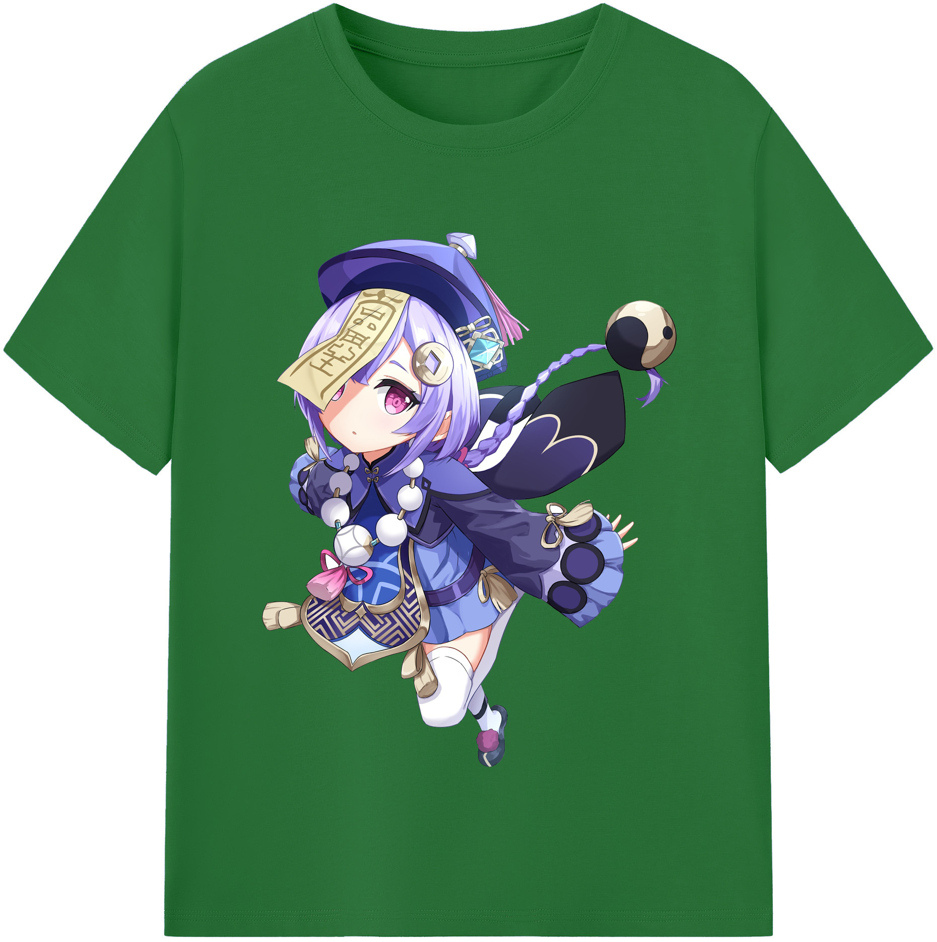 げんし神 七七 なな  genshin Nana 綿100％半袖Tシャツ（フロントプリント）