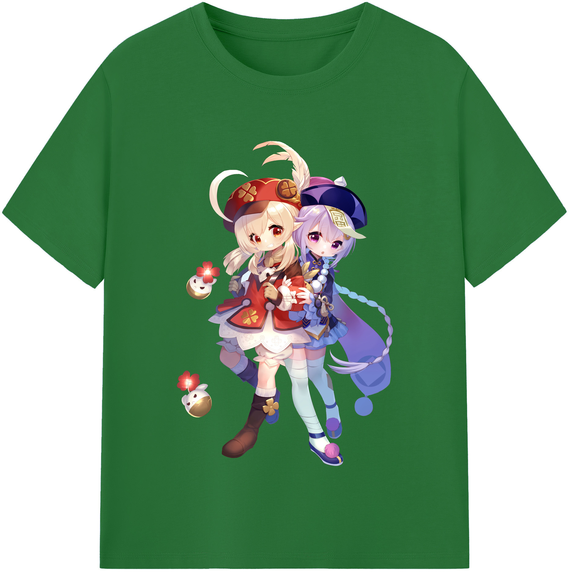 げんし神 七七 なな  genshin Nana 綿100％半袖Tシャツ（フロントプリント）