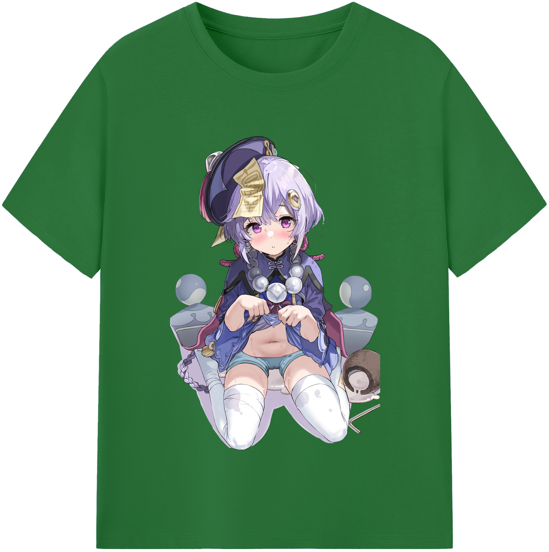 げんし神 七七 なな  genshin Nana 綿100％半袖Tシャツ（フロントプリント）