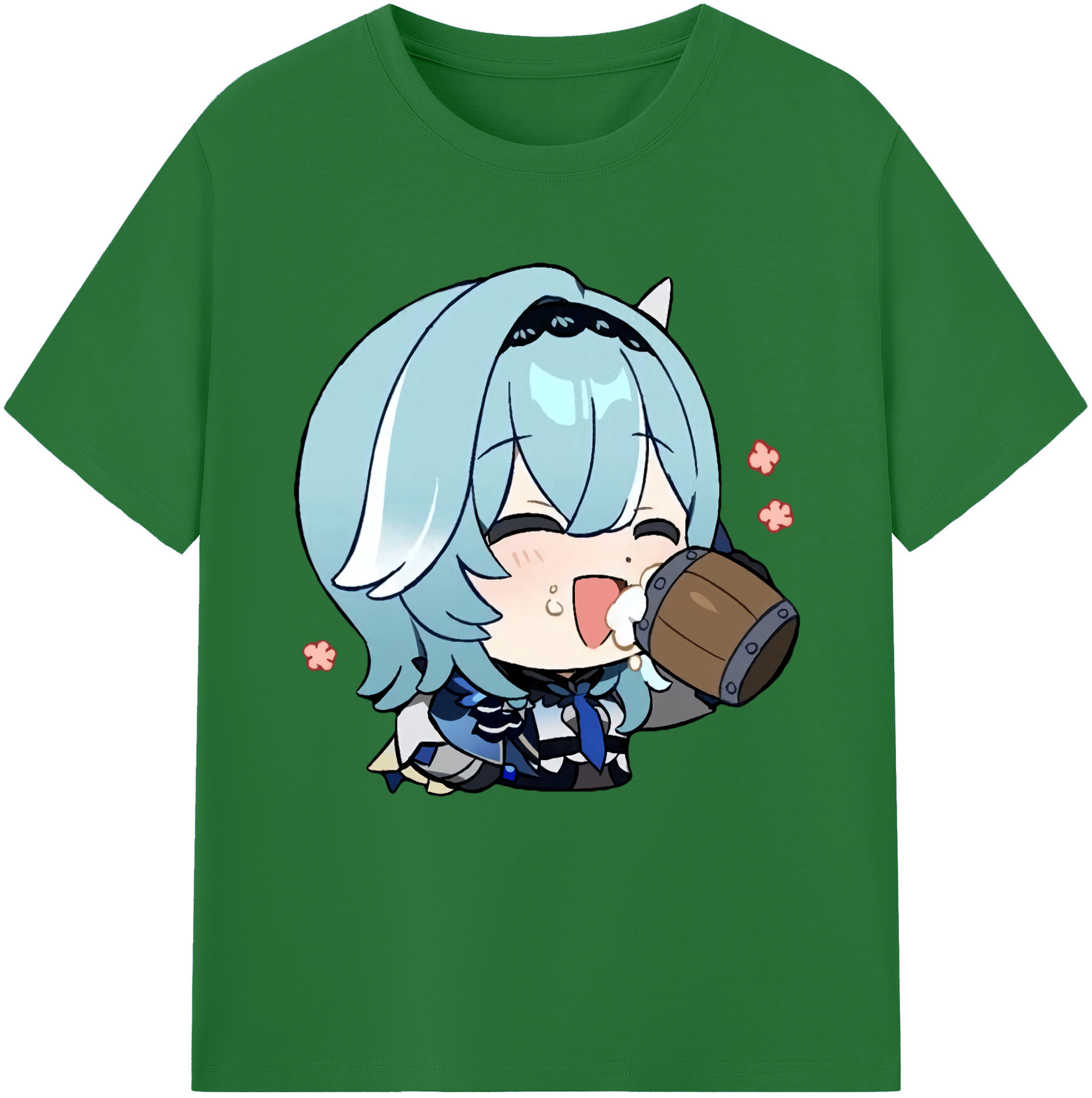 げんし神 优菈 ゆうら genshin Yūra 綿100％半袖Tシャツ（フロントプリント）