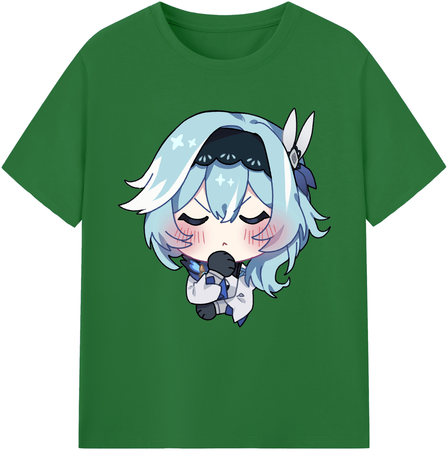 げんし神 优菈 ゆうら genshin Yūra 綿100％半袖Tシャツ（フロントプリント）