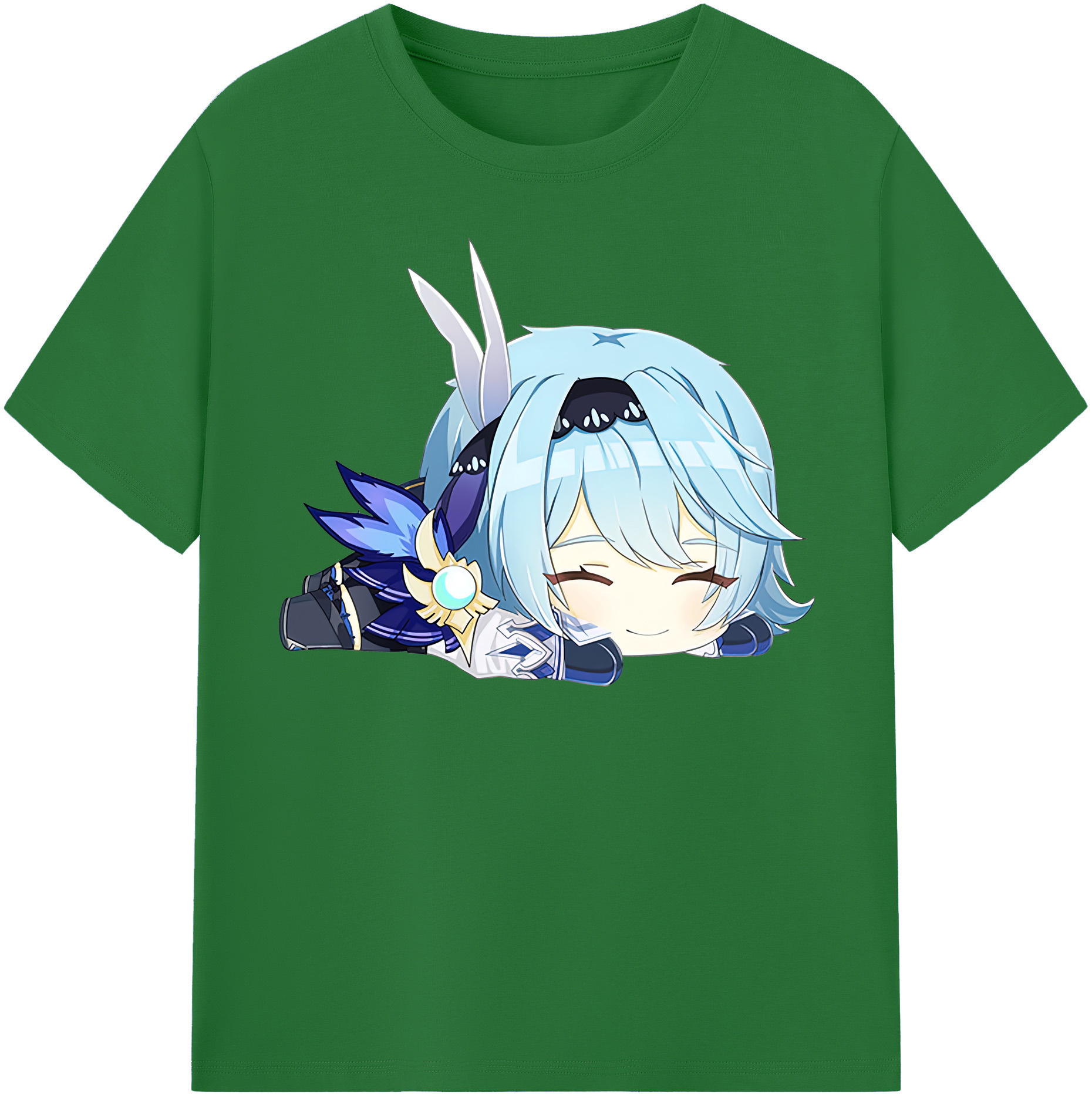 げんし神 优菈 ゆうら genshin Yūra 綿100％半袖Tシャツ（フロントプリント）