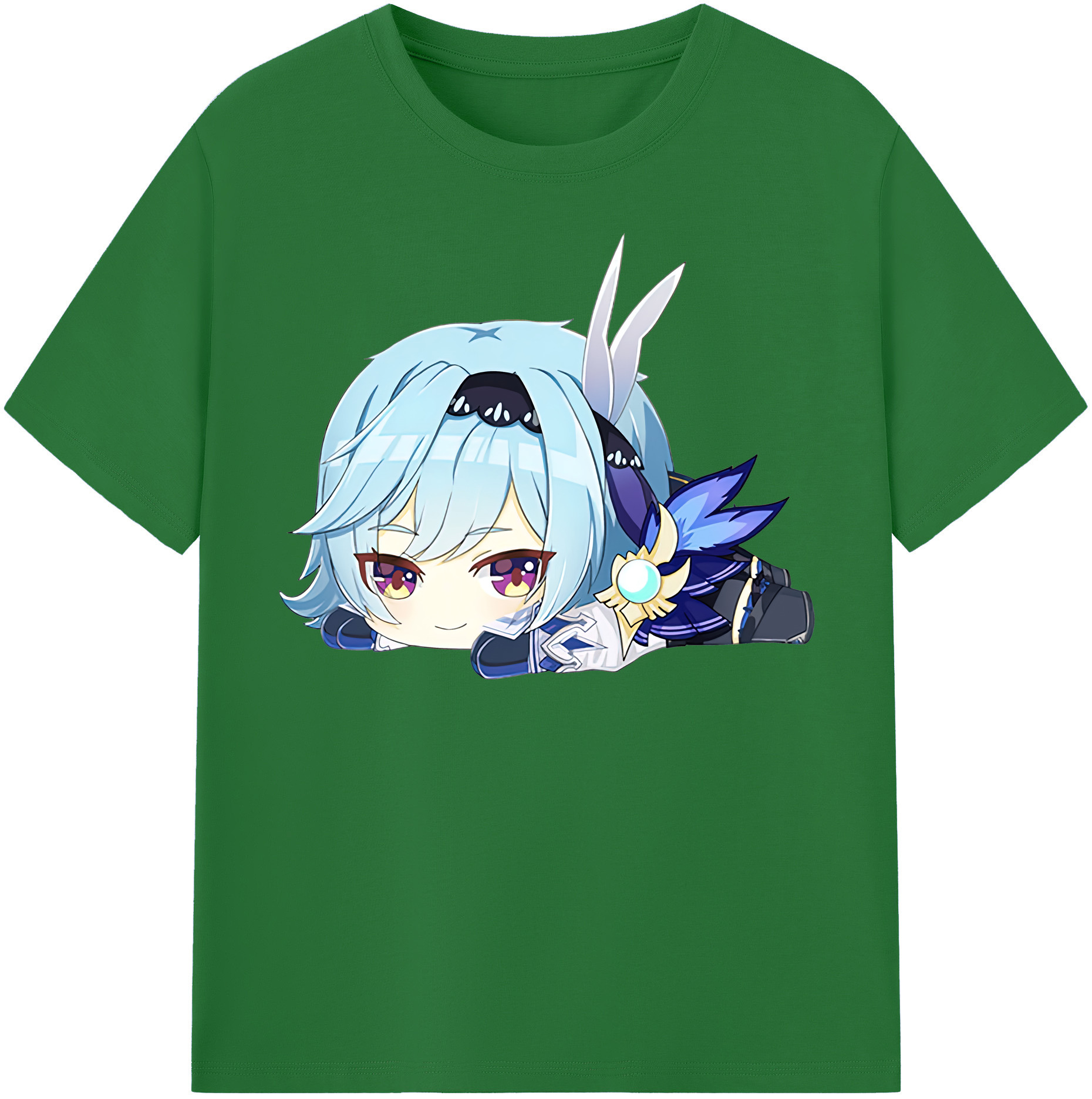 げんし神 优菈 ゆうら genshin Yūra 綿100％半袖Tシャツ（フロントプリント）