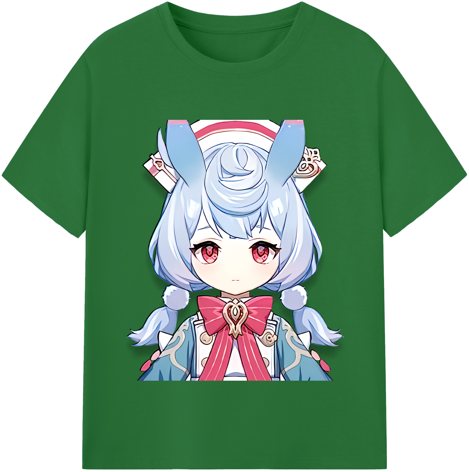 げんし神 シゲウィン genshin Shigewin 綿100％半袖Tシャツ（フロントプリント）