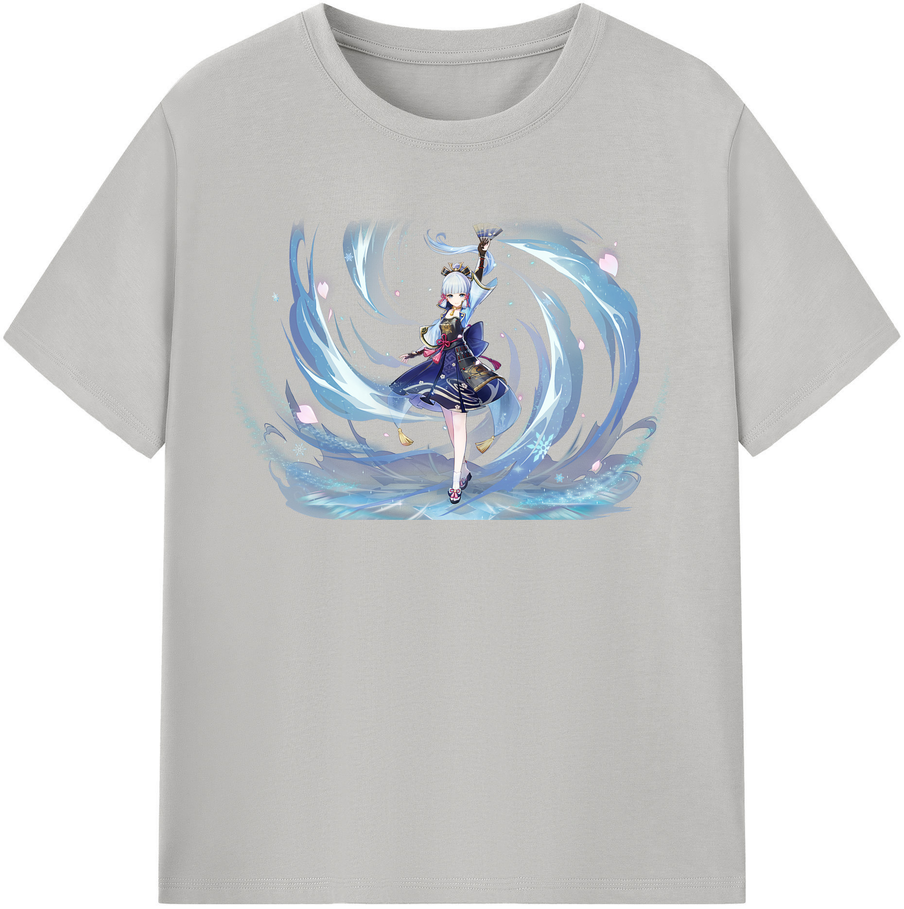 げんし神 神里綾華 神宮寺レン genshin Kamimiya Ren 綿100％半袖Tシャツ（フロントプリント）