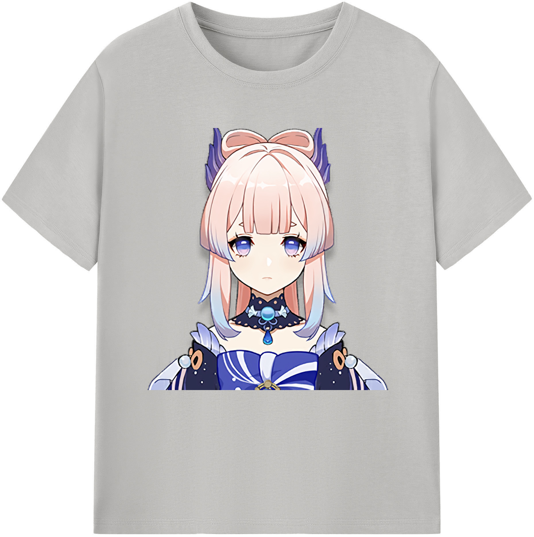 げんし神 珊瑚宮心海 サンゴノミヤ・ココミ genshin Sangonomiya Kokomi 綿100％半袖Tシャツ（フロントプリント）