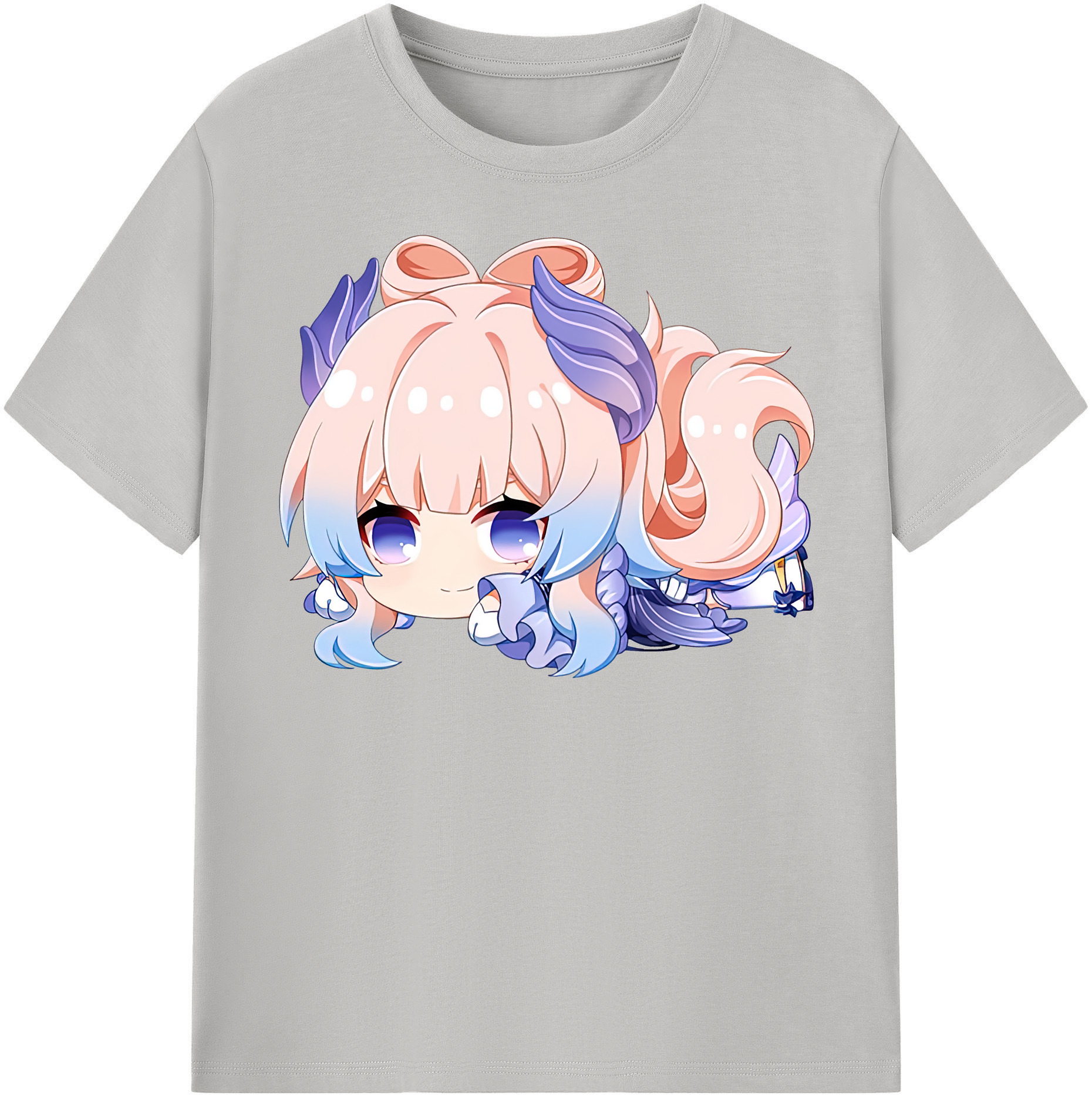 げんし神 珊瑚宮心海 サンゴノミヤ・ココミ genshin Sangonomiya Kokomi 綿100％半袖Tシャツ（フロントプリント）