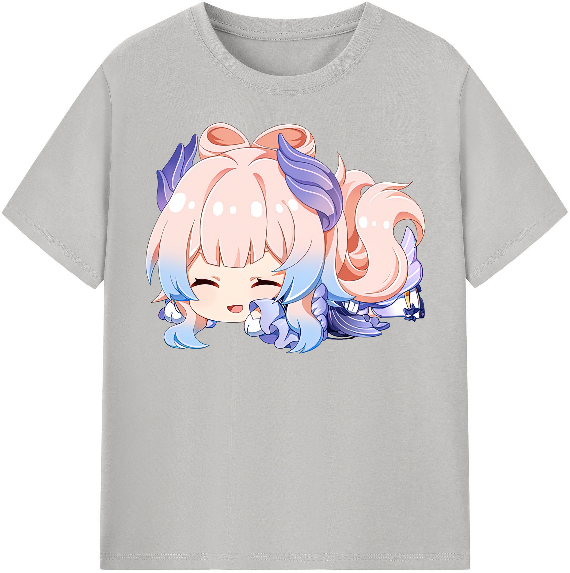 げんし神 珊瑚宮心海 サンゴノミヤ・ココミ genshin Sangonomiya Kokomi 綿100％半袖Tシャツ（フロントプリント）