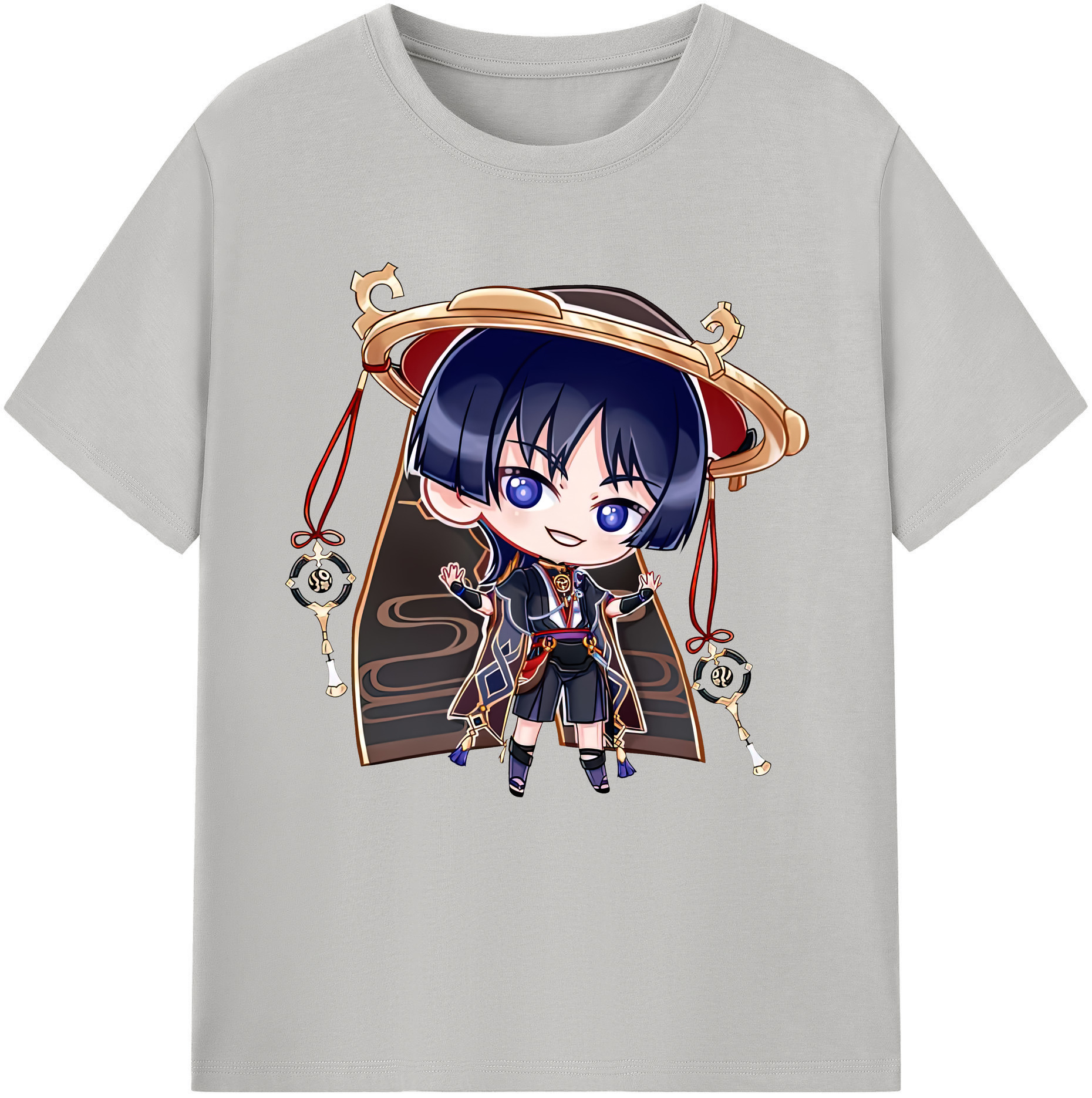 げんし神 さんペい genshin Sanpei 綿100％半袖Tシャツ（フロントプリント）