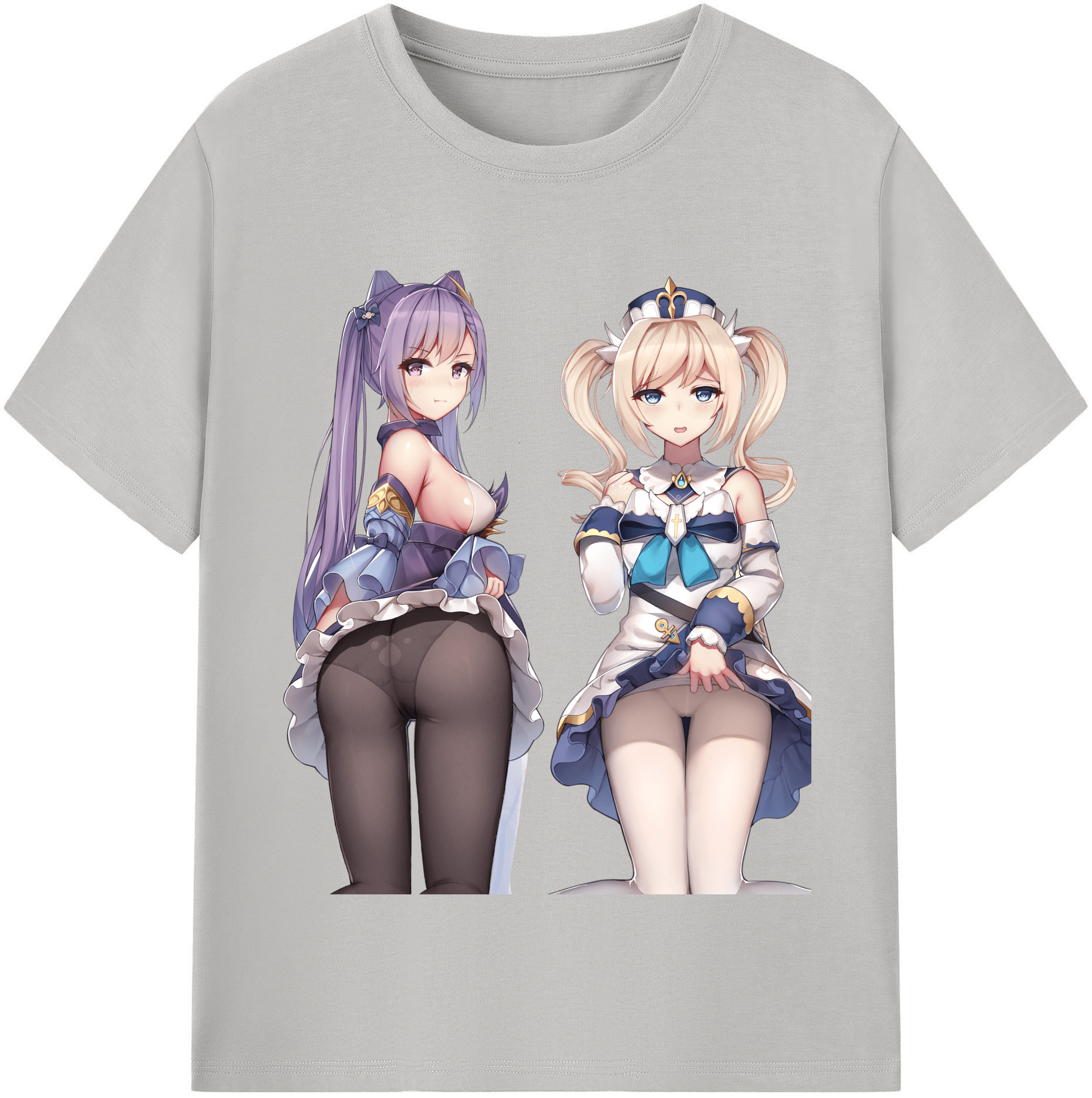 げんし神 刻晴 こくせい genshin Kokusei 綿100％半袖Tシャツ（フロントプリント）