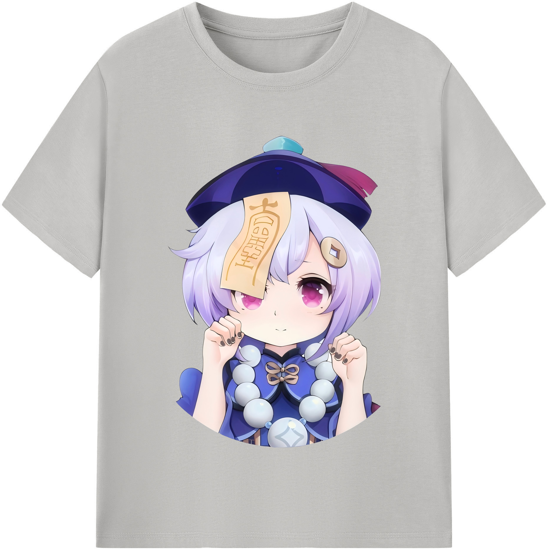 げんし神 七七 なな  genshin Nana 綿100％半袖Tシャツ（フロントプリント）
