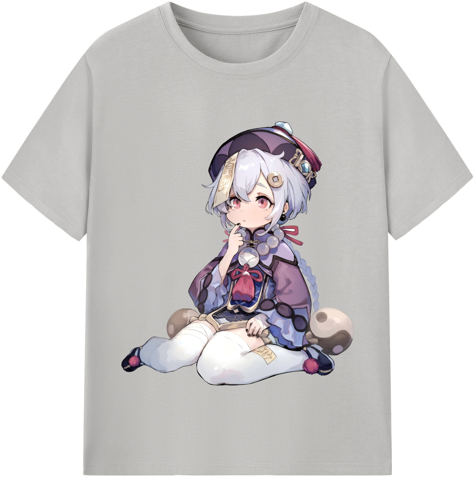 げんし神 七七 なな  genshin Nana 綿100％半袖Tシャツ（フロントプリント）