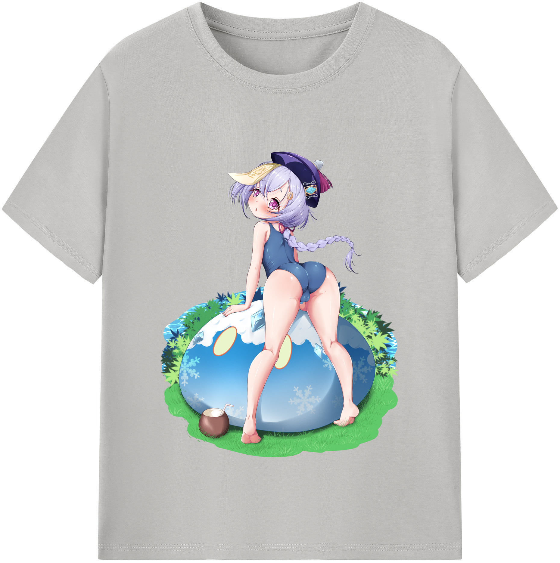 げんし神 七七 なな  genshin Nana 綿100％半袖Tシャツ（フロントプリント）