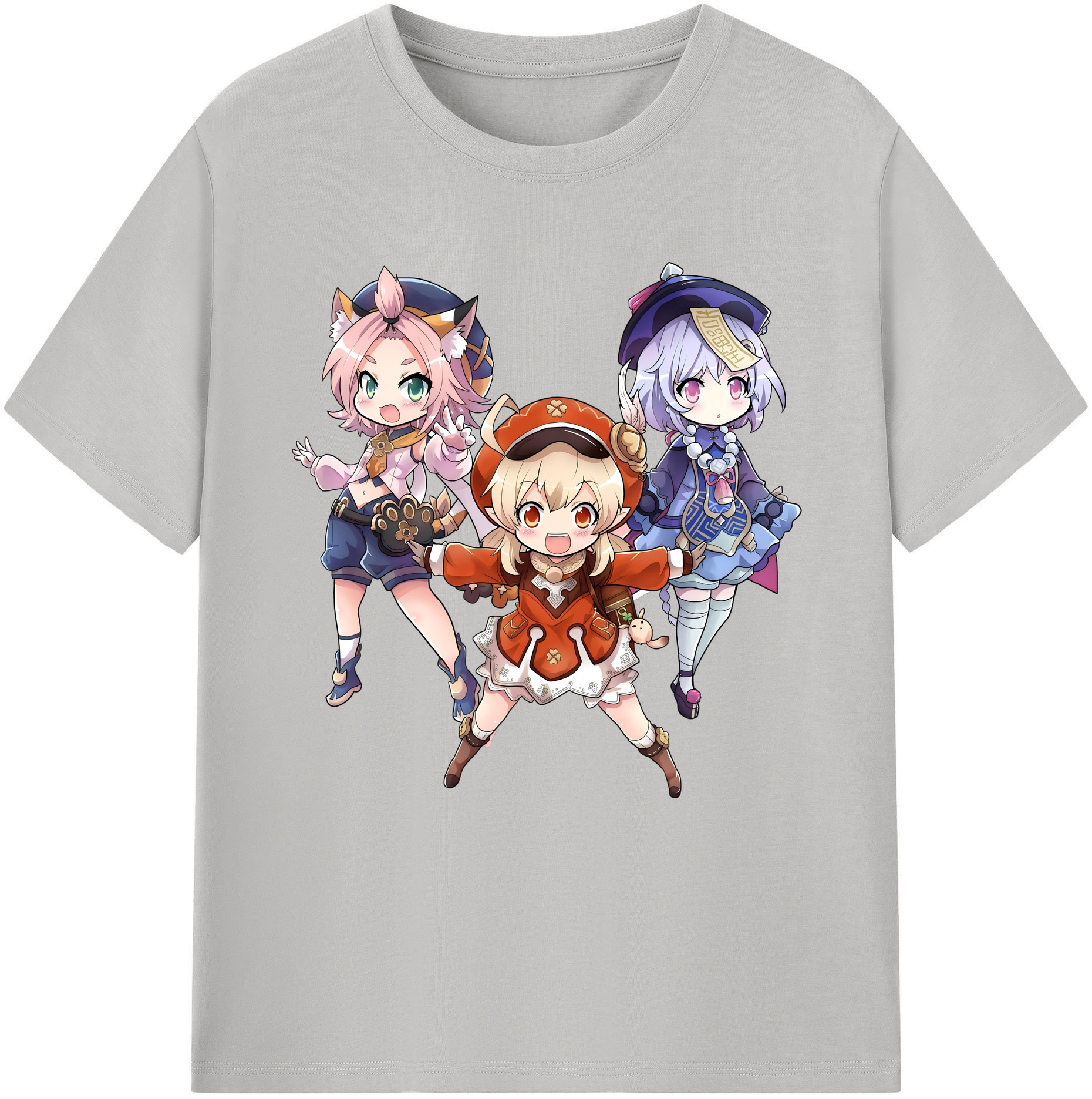 げんし神 七七 なな  genshin Nana 綿100％半袖Tシャツ（フロントプリント）