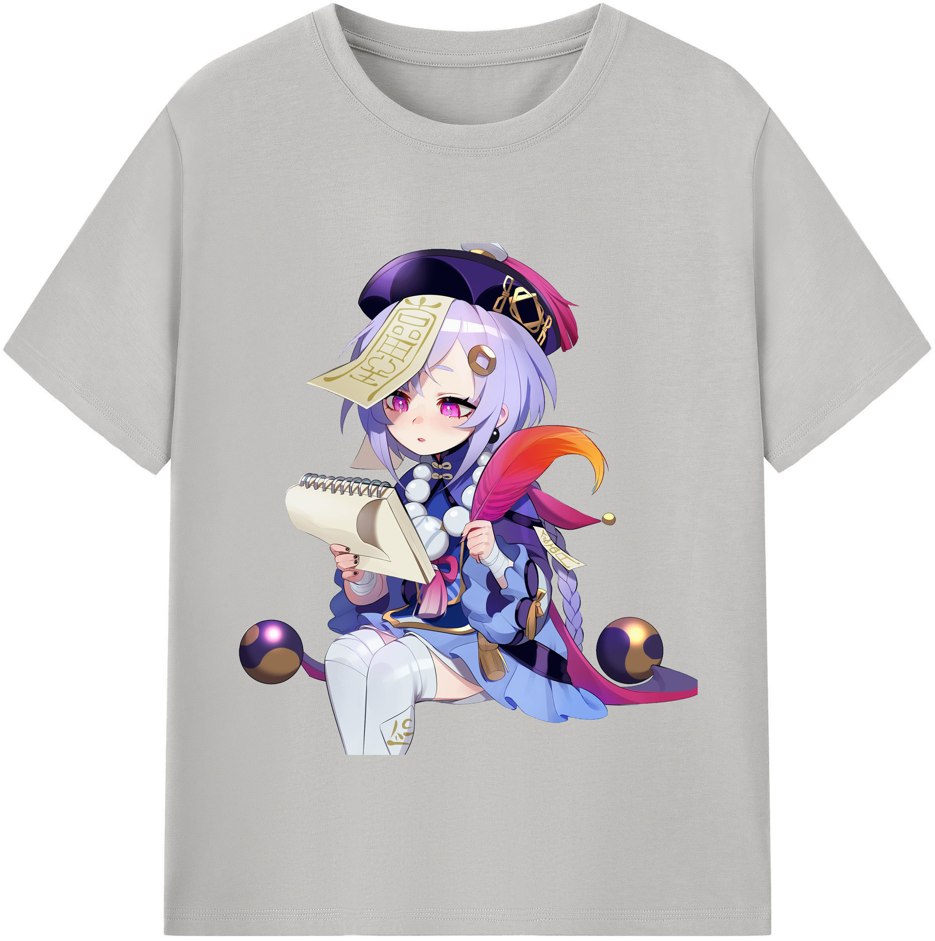 げんし神 七七 なな  genshin Nana 綿100％半袖Tシャツ（フロントプリント）