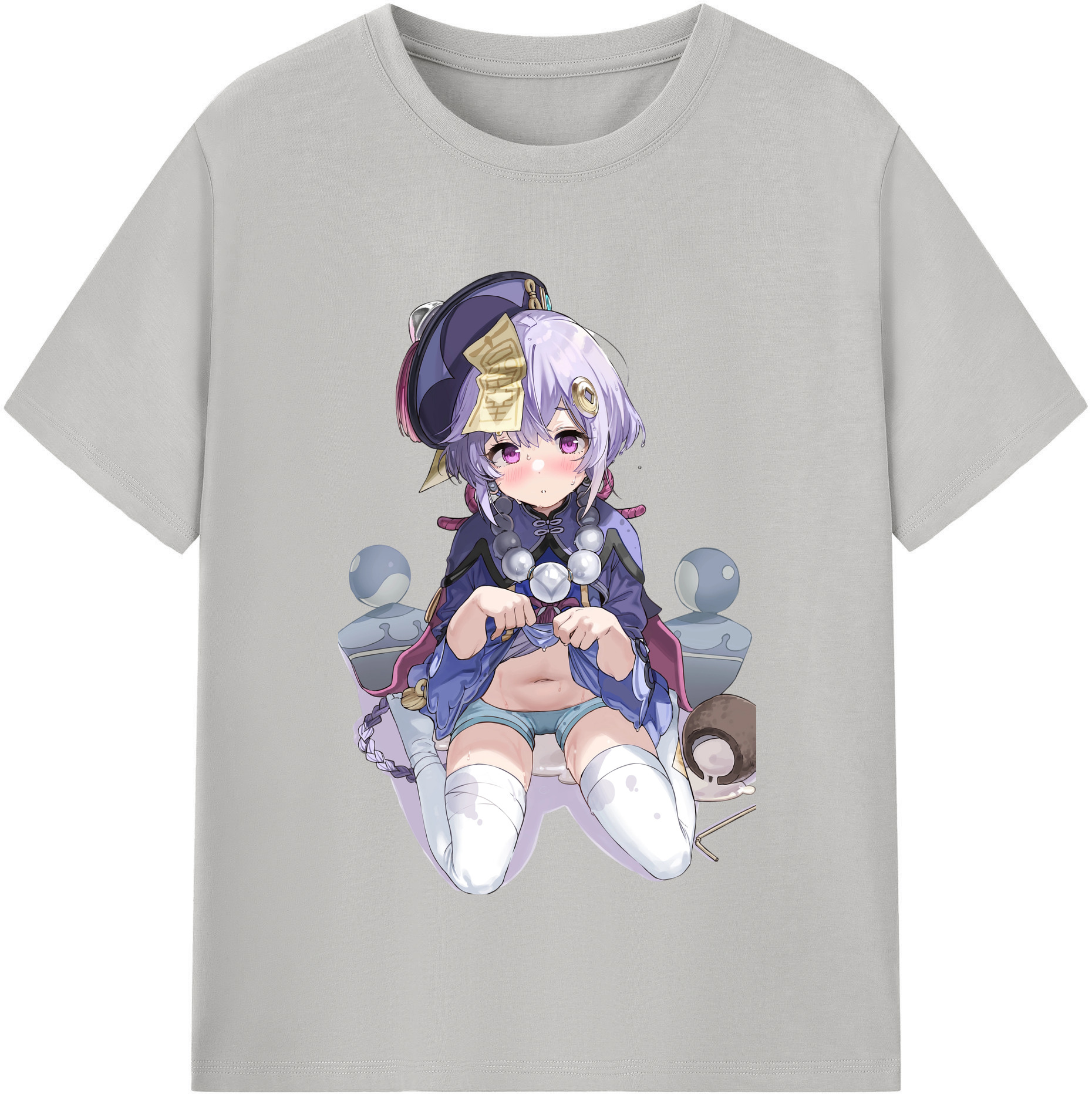 げんし神 七七 なな  genshin Nana 綿100％半袖Tシャツ（フロントプリント）