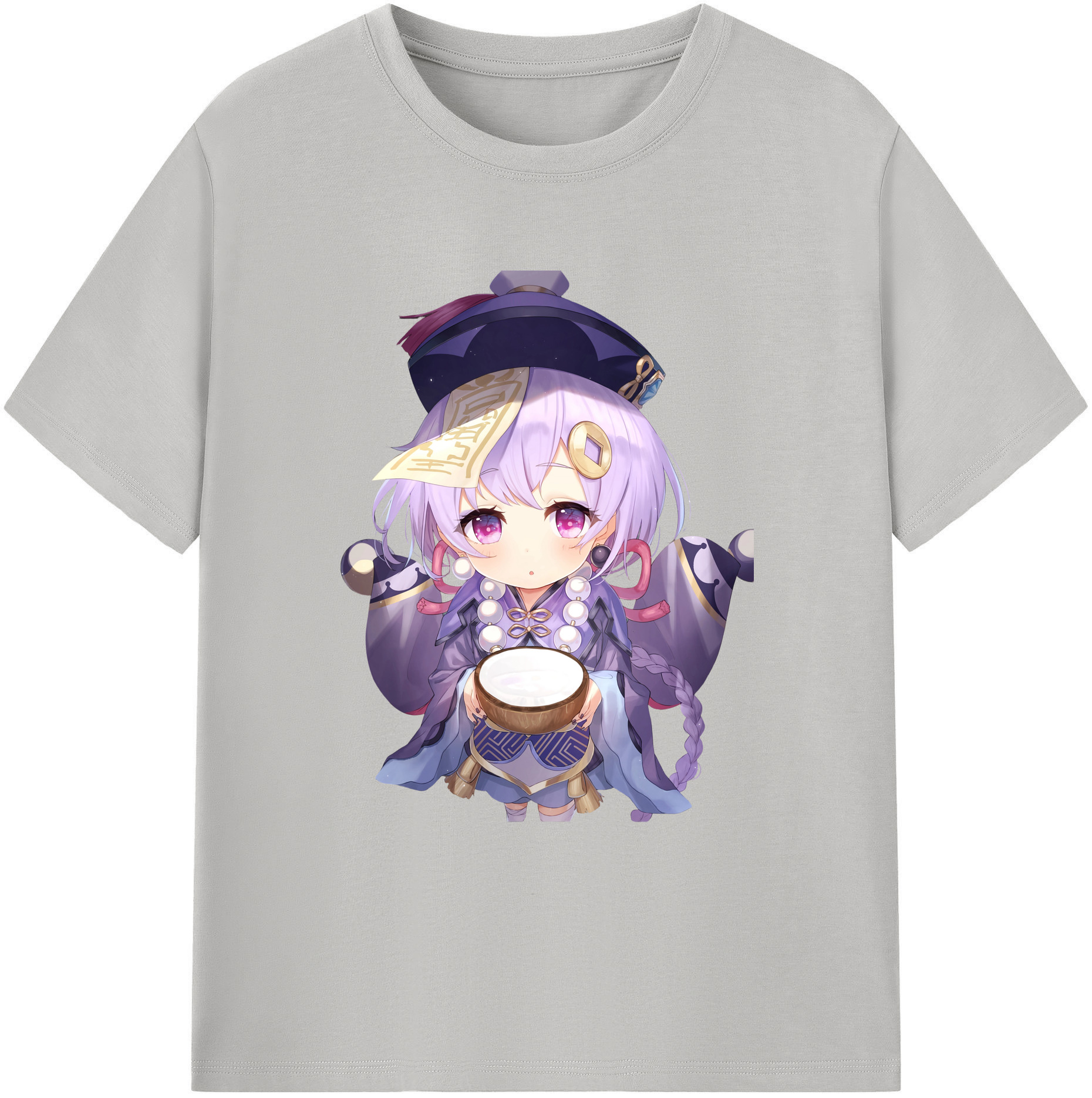 げんし神 七七 なな  genshin Nana 綿100％半袖Tシャツ（フロントプリント）