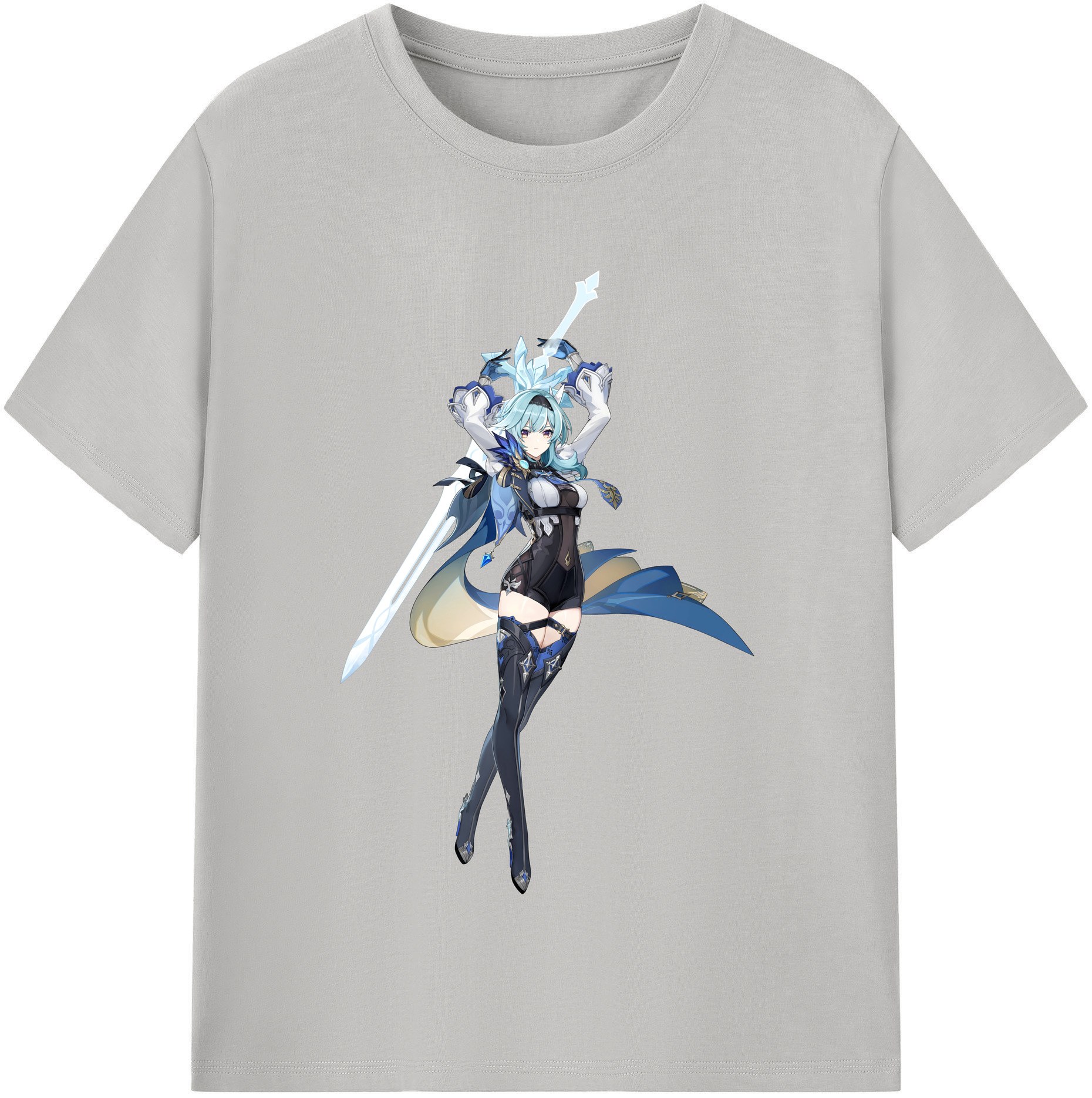げんし神 优菈 ゆうら genshin Yūra 綿100％半袖Tシャツ（フロントプリント）