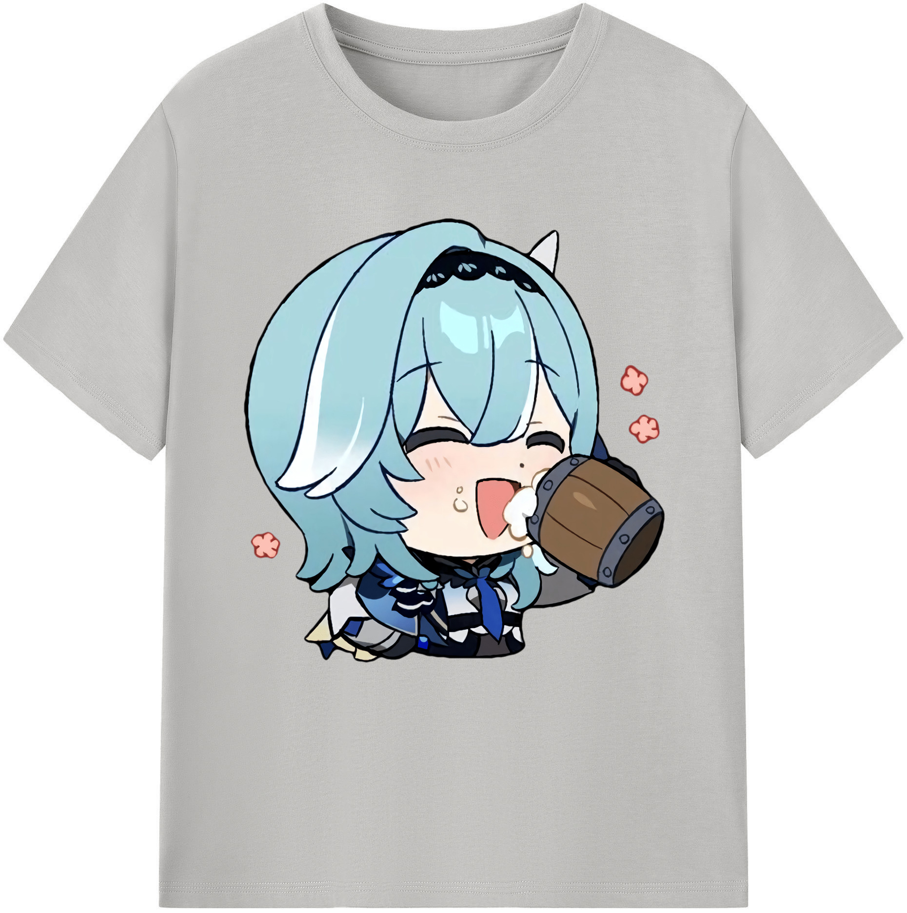げんし神 优菈 ゆうら genshin Yūra 綿100％半袖Tシャツ（フロントプリント）