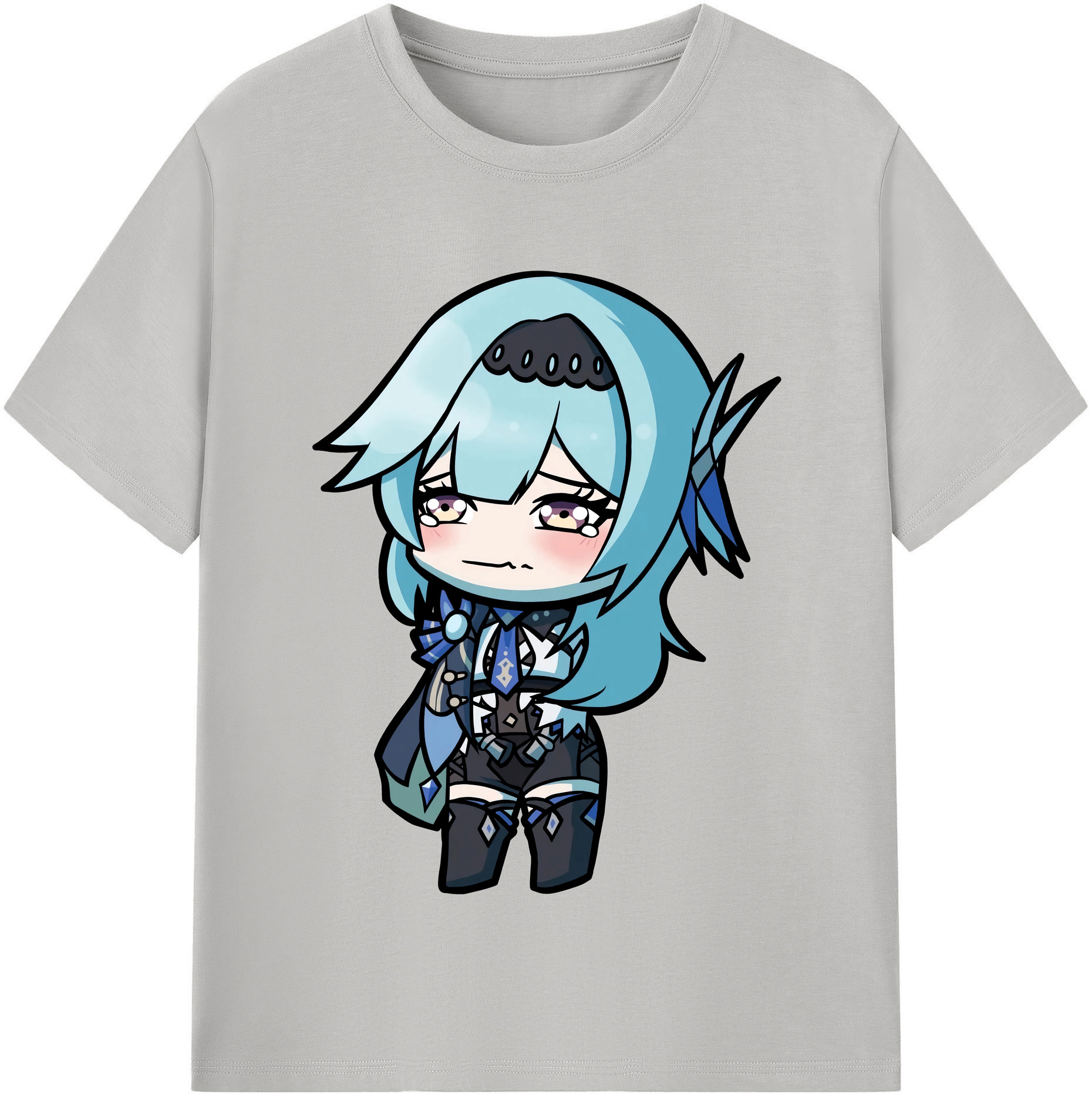 げんし神 优菈 ゆうら genshin Yūra 綿100％半袖Tシャツ（フロントプリント）