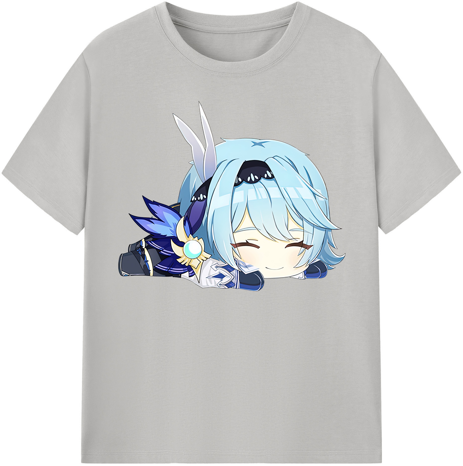 げんし神 优菈 ゆうら genshin Yūra 綿100％半袖Tシャツ（フロントプリント）