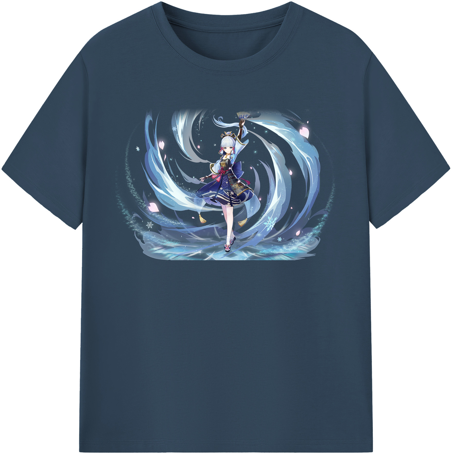 げんし神 神里綾華 神宮寺レン genshin Kamimiya Ren 綿100％半袖Tシャツ（フロントプリント）